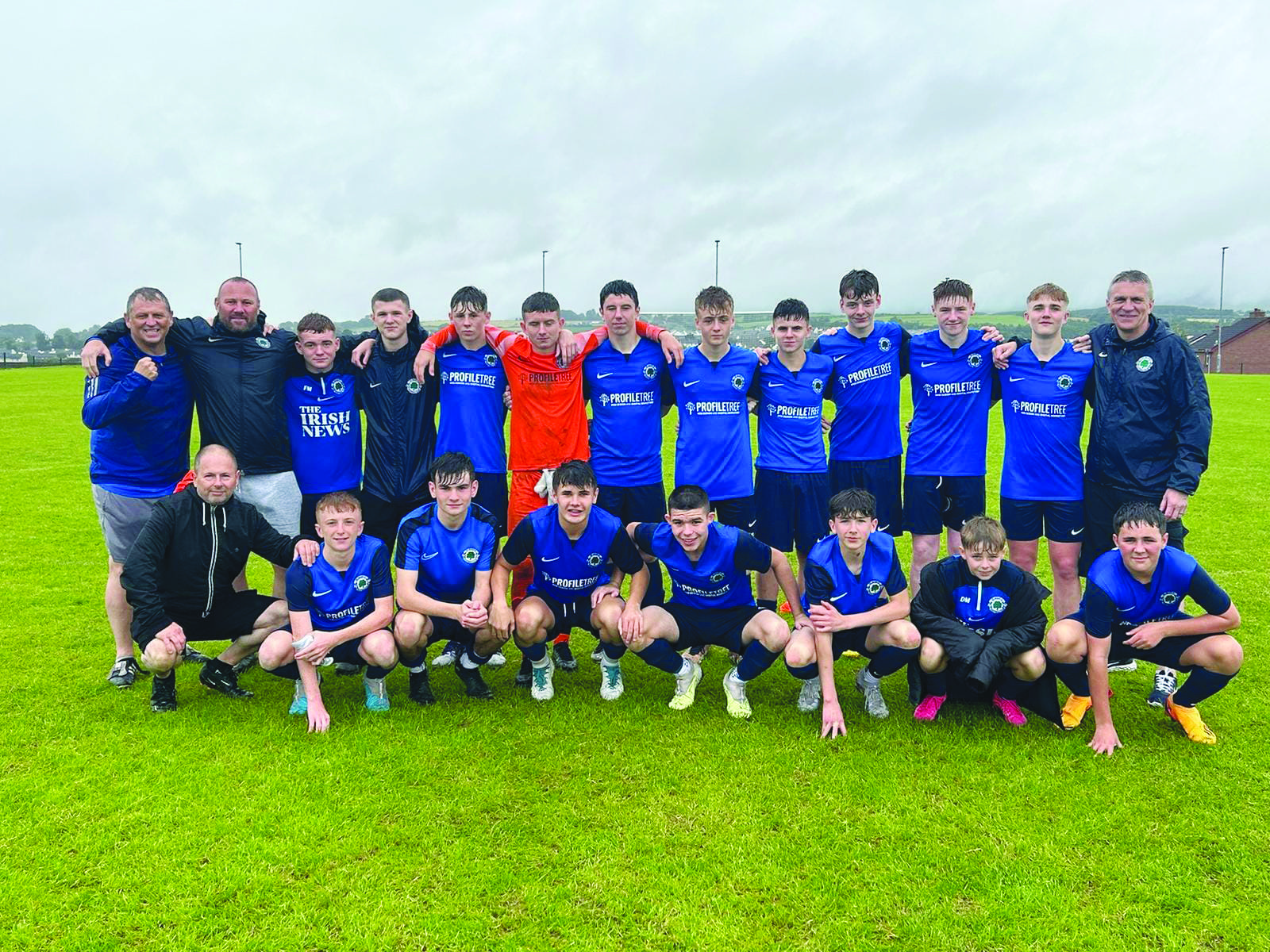 The ST Mary\'s team the Foyle Cup