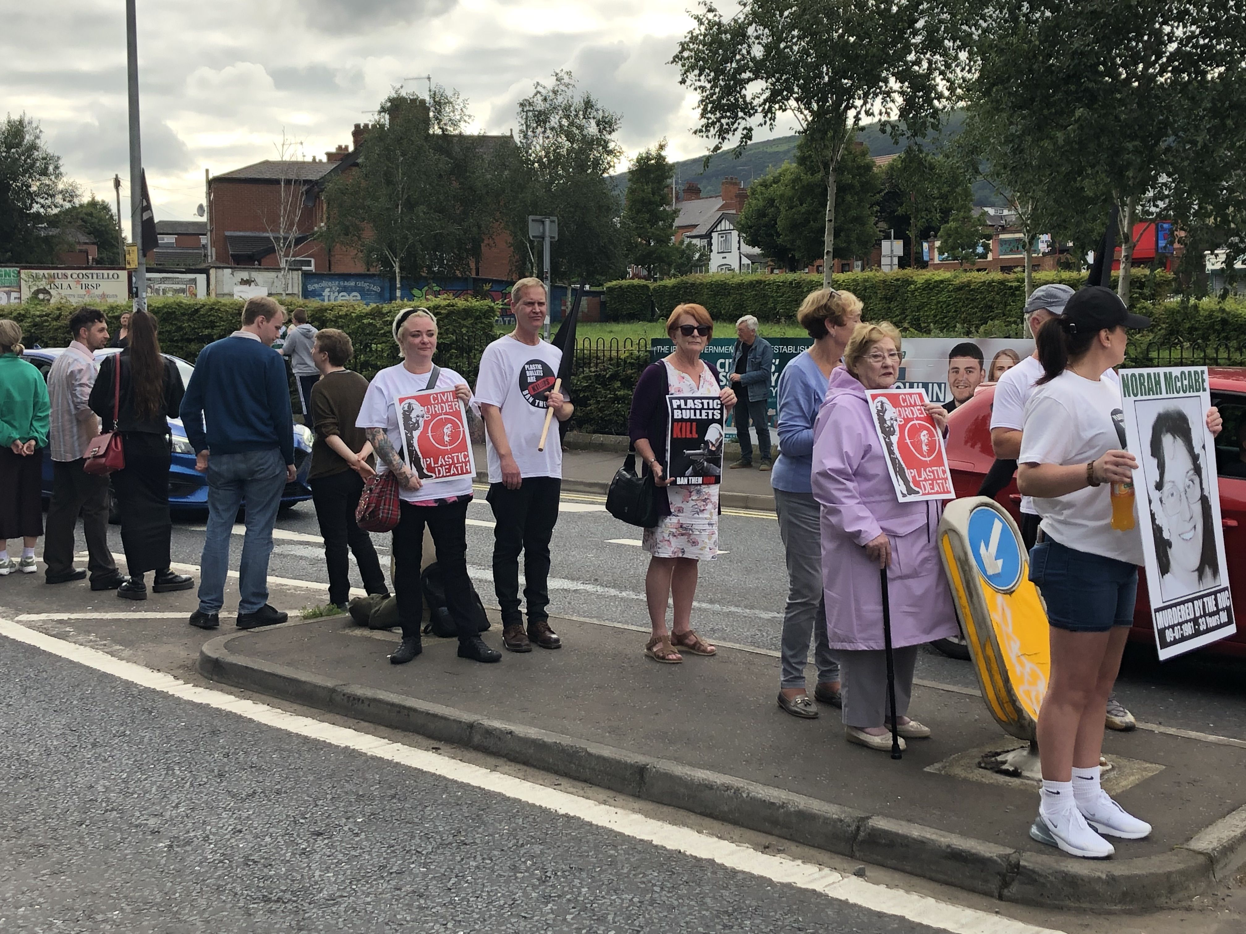 Plastic bullets vigil demands ban on deadly weapons