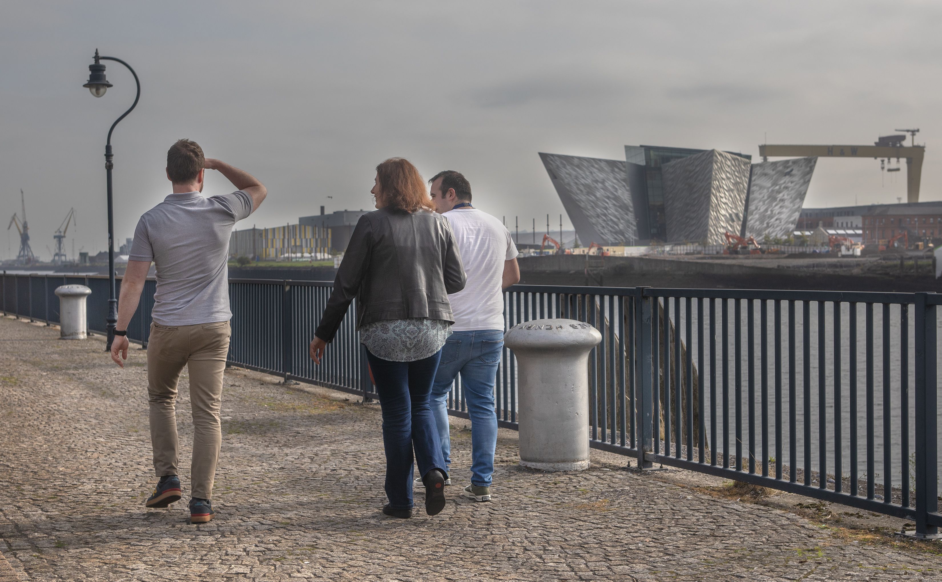 LOOKING ACROSS: The view from Sailortown to Titanic Quarter where the new bridge is proposed