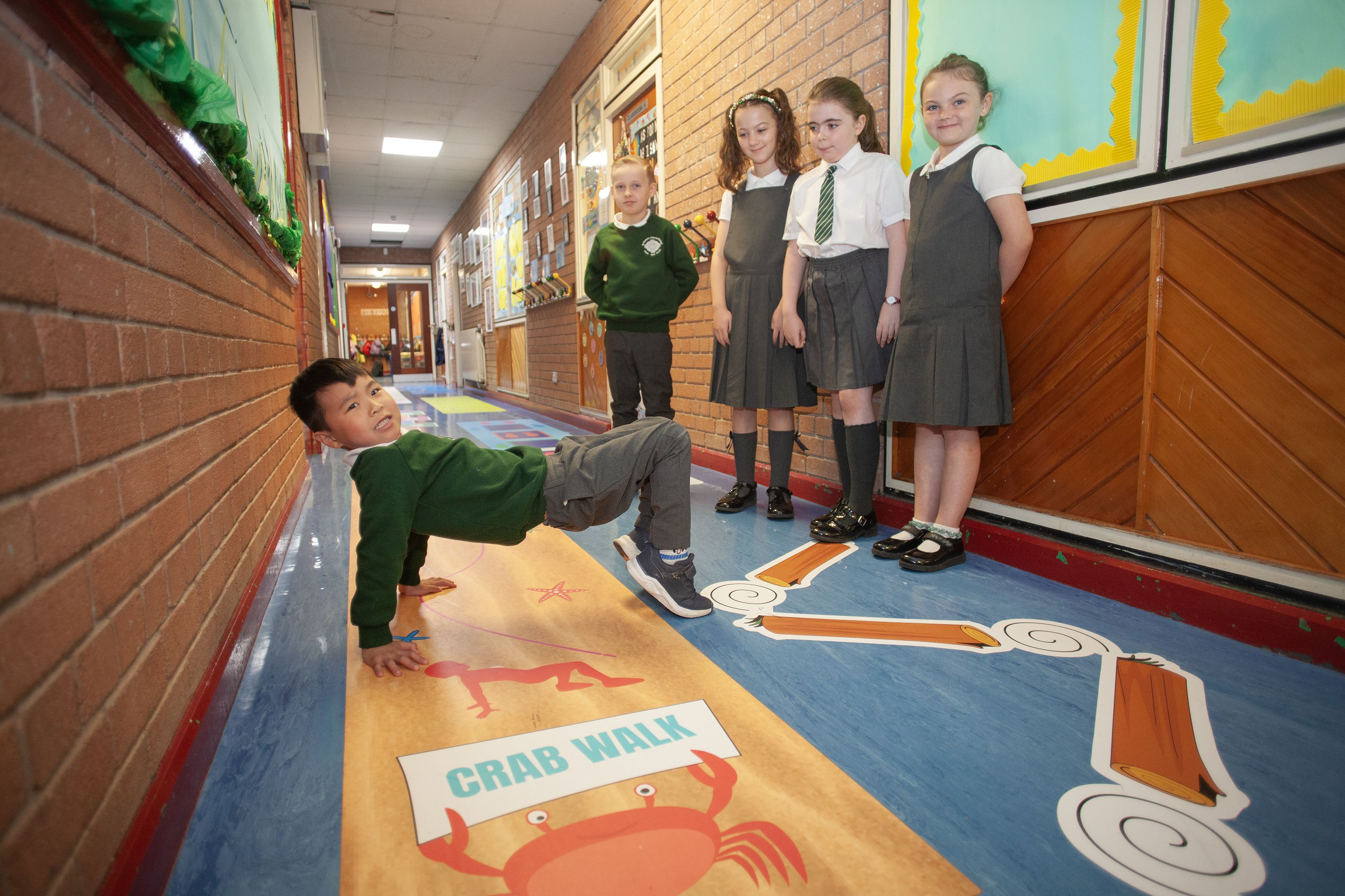 SUPPORT: The new Sensory Path at St Kieran\'s Primary School