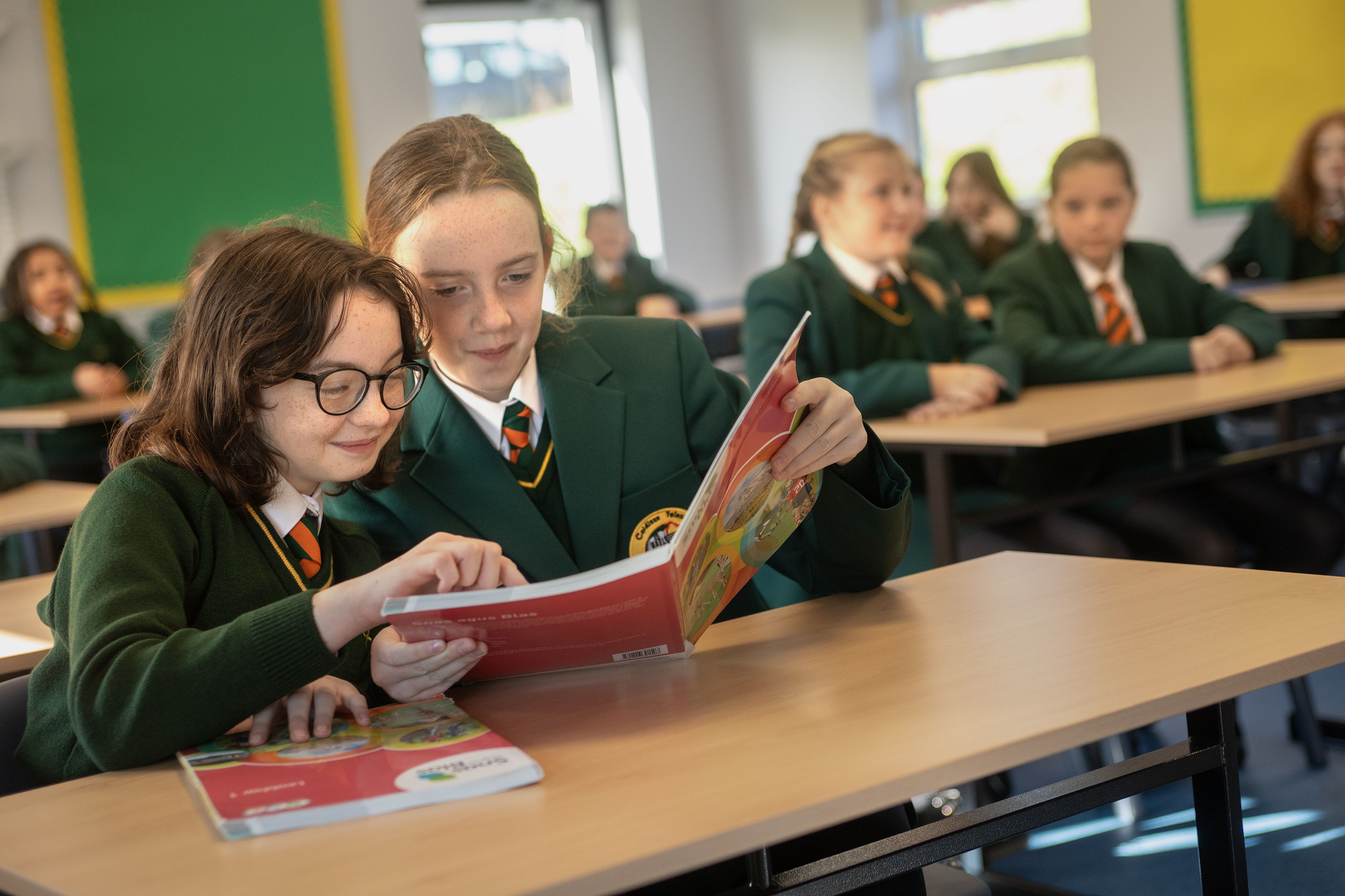 STRIVING: Coláiste Feirste, Belfast\'s only Irish medium secondary school, welcomes 185 new Year 8 pupils this month