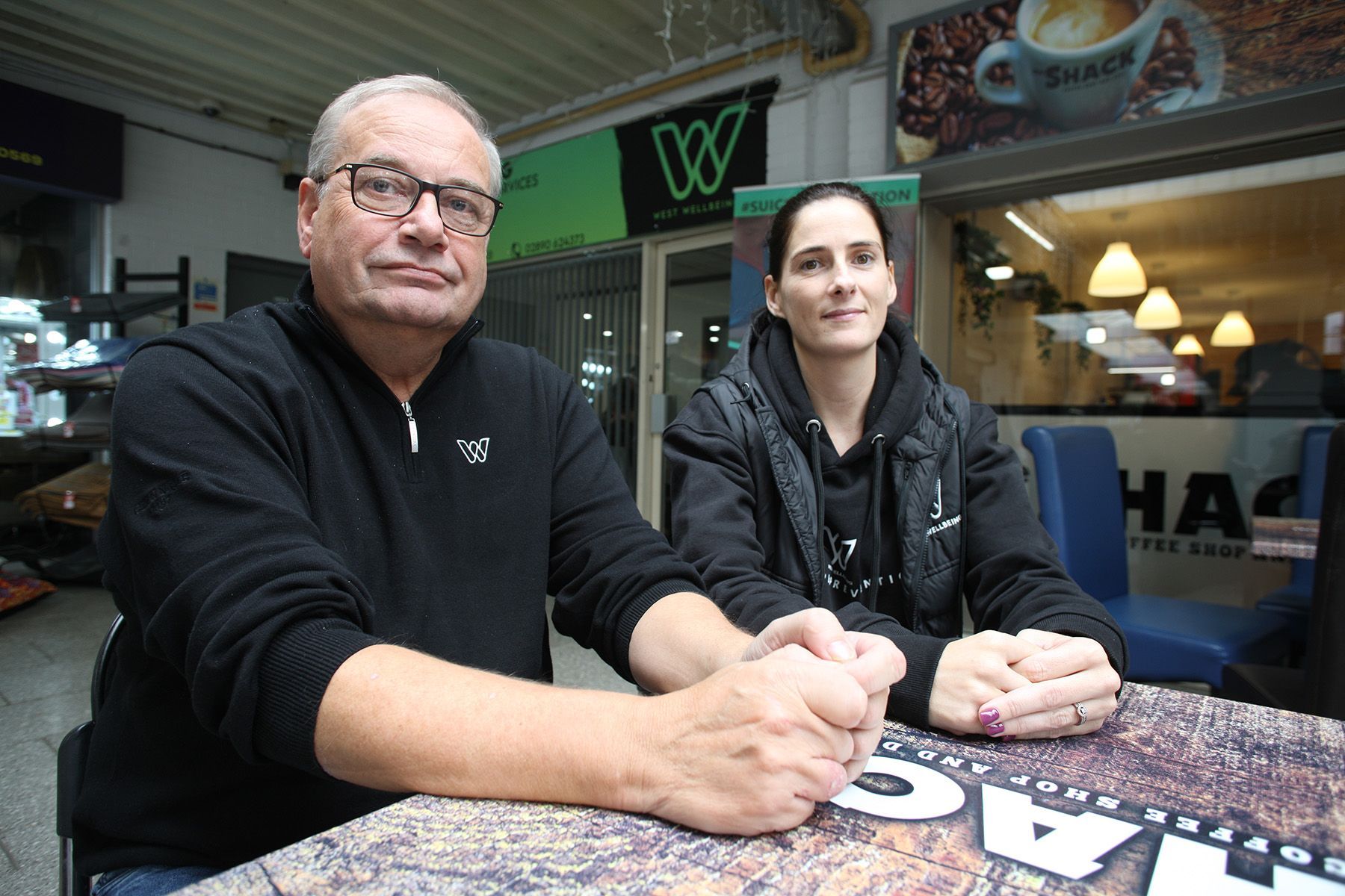 PRESSURES: West Wellbeing\'s Director Desy Jones and Cares Services Manager Karen Fegan