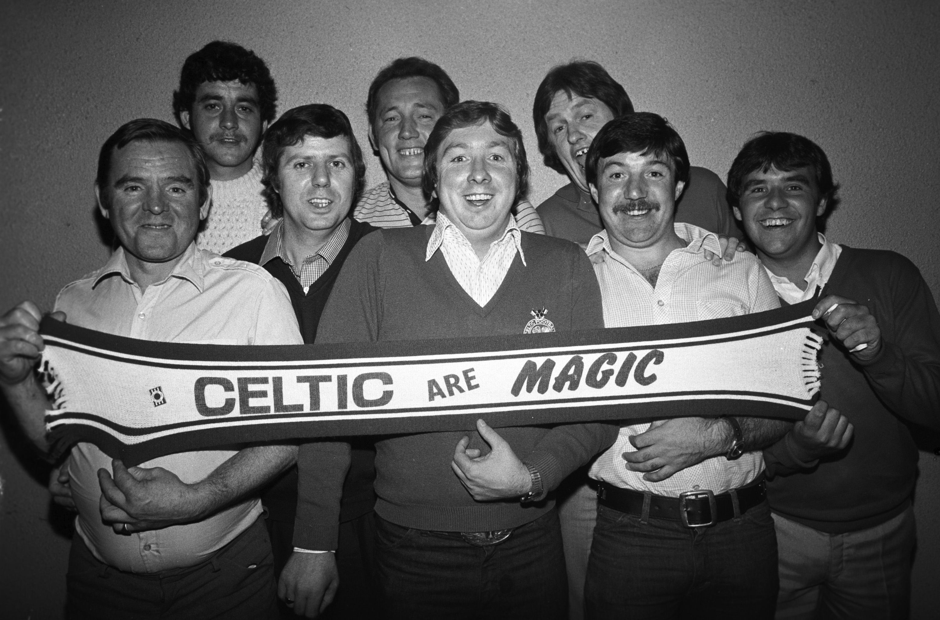 UP THE CELTS: Joe McManus, Oliver Pollock and Terry McHugh among those at the Ballymurphy Celtic Supporters’ function in Martin Forsythe Club, Turf Lodge