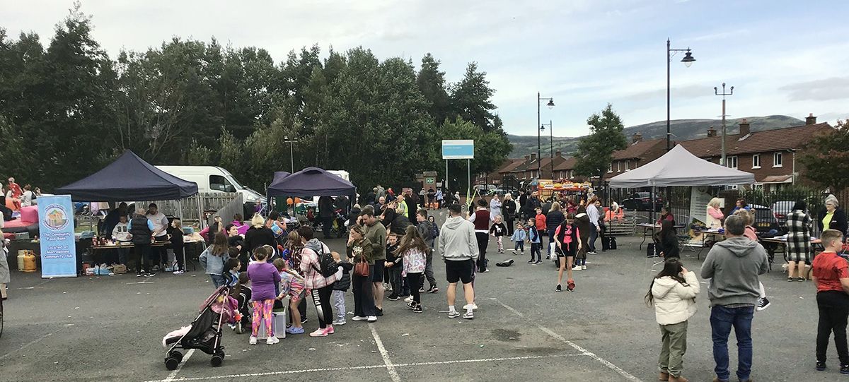 GETTING TO KNOW YOU: The fun day in Ardoyne on Saturday