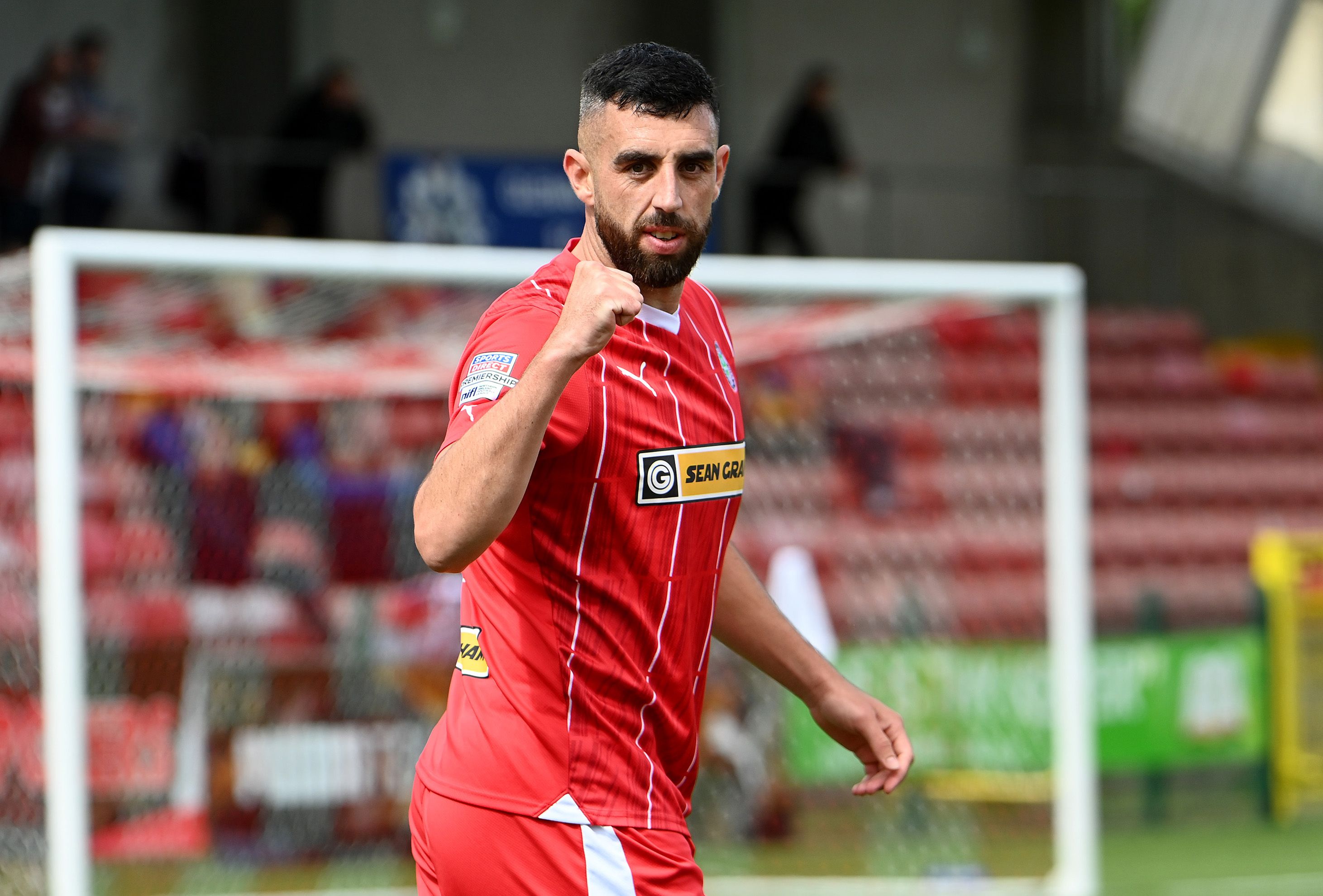 Joe Gormley netted a hat-trick on Wednesday 