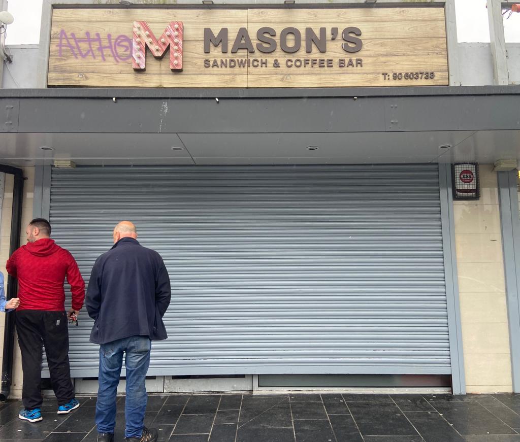 BACK FOR BUSINESS: Mason\'s on the Andersonstown Road