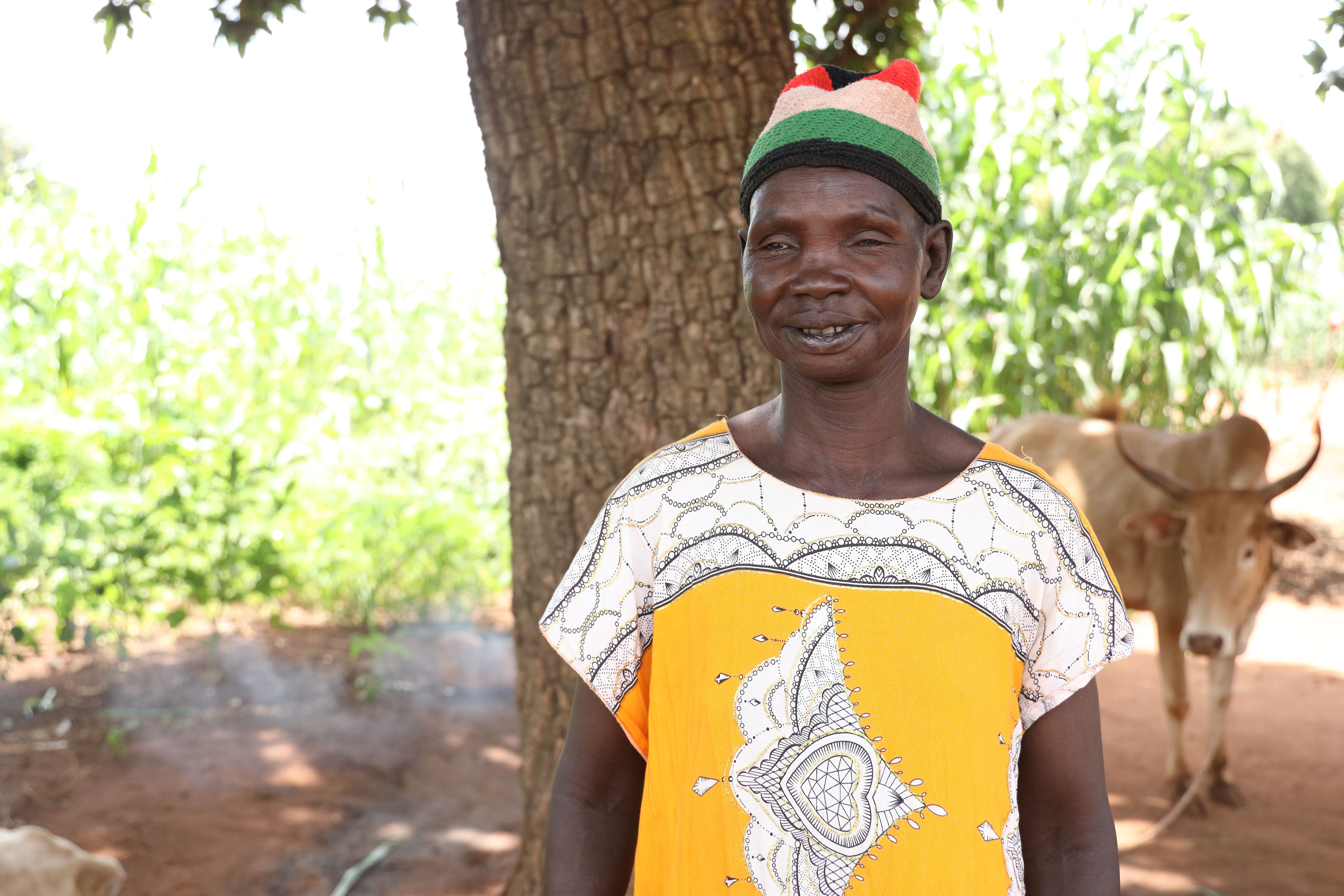 “If I had not gotten enough from my farm, I wouldn’t be able to pay the school fees for my children.” Adeng Makuei Matur in East Yirol, South Sudan. 