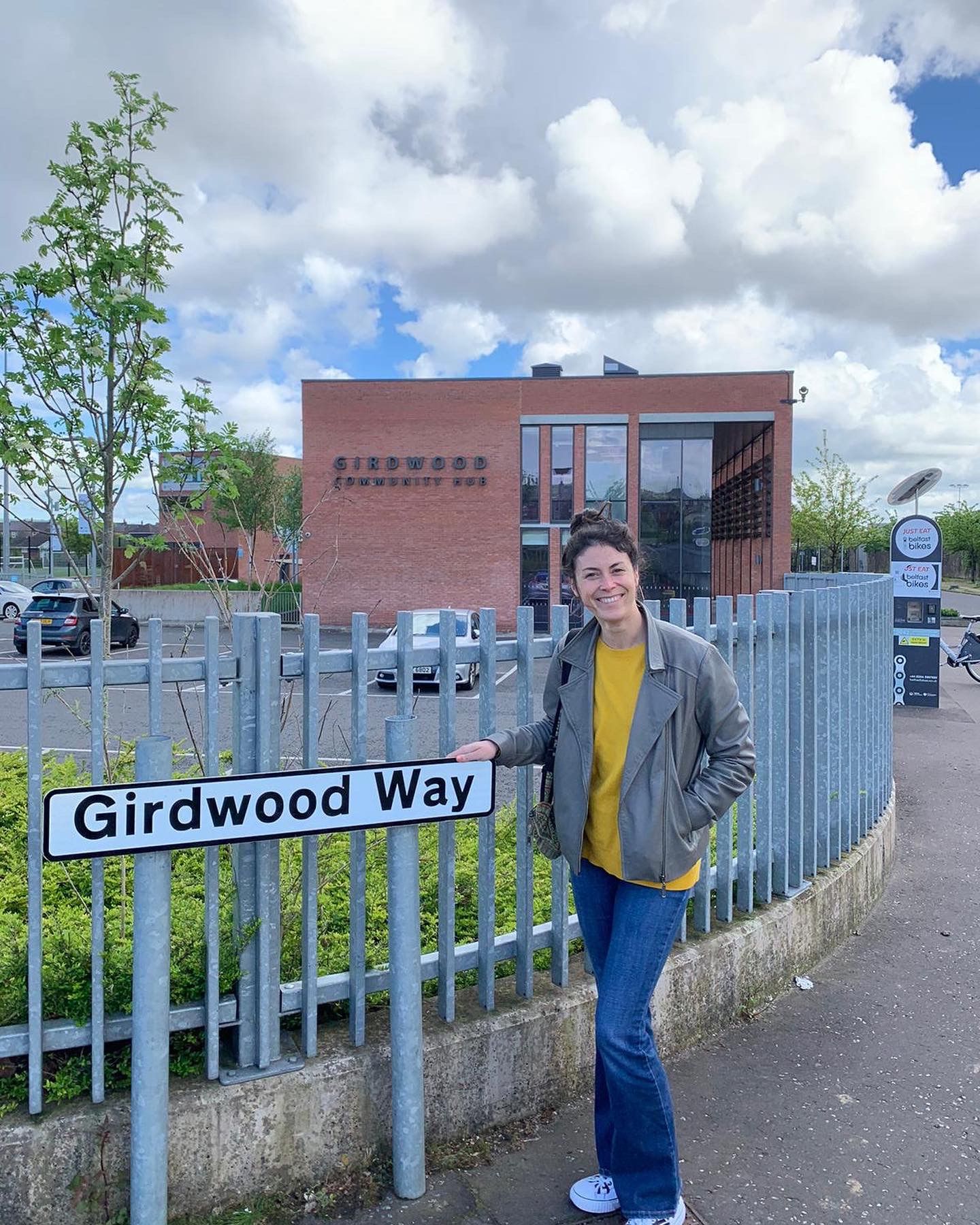 LAUNCH: Dr Elizabeth DeYoung at the Girdwood Community Hub in North Belfast