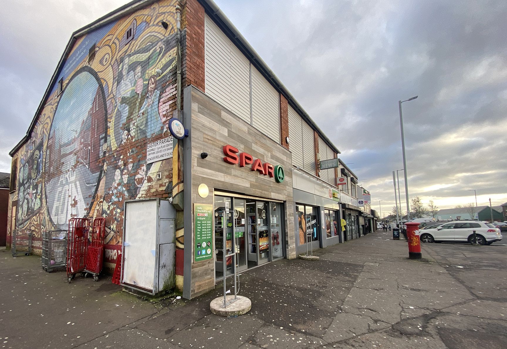 ROBBERY: The SPAR on Ardoyne Road where the frightening incident took place