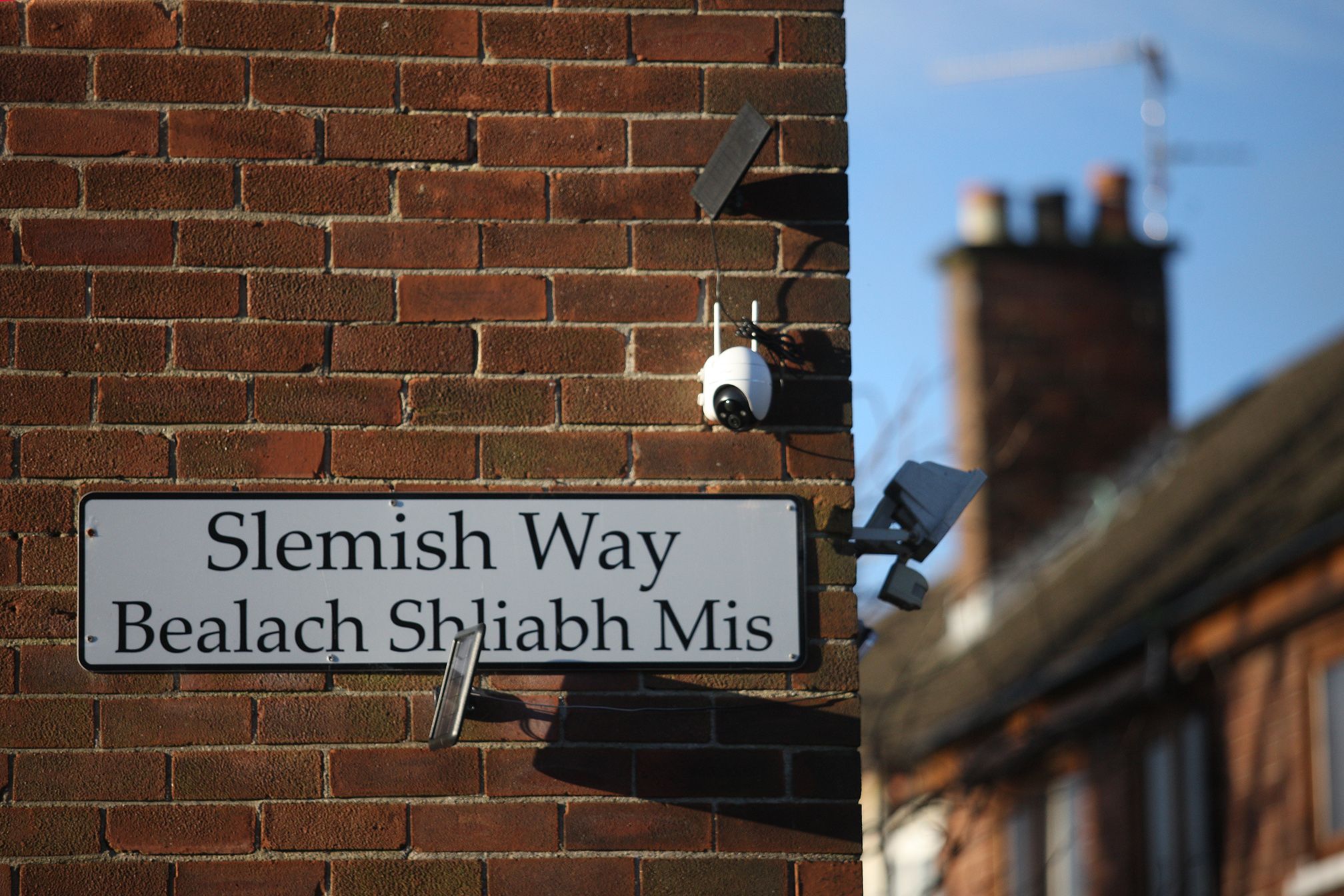 VIGILANCE: Slemish Way was one of the streets targeted in the early hours of Tuesday morning