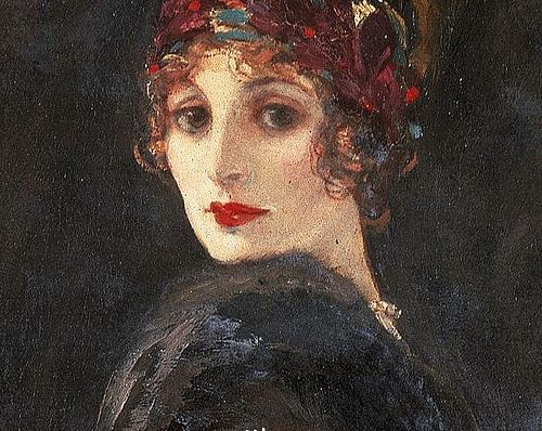 MUSE: Sir John Lavery often used his wife Hazel as a model in his painting