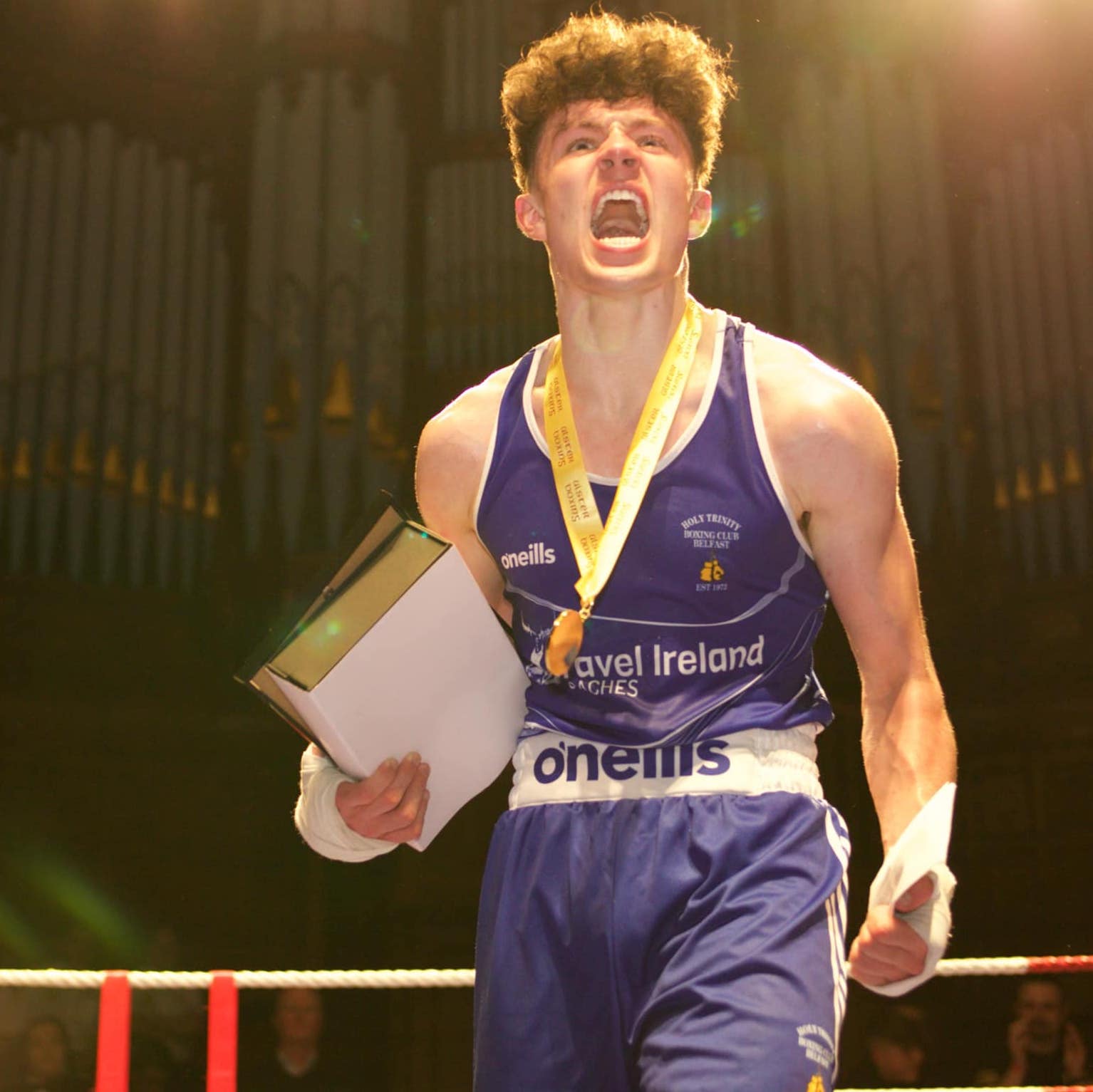 Holy Trinity\'s Jon McConnell is bidding retain the 71kg title on Friday 