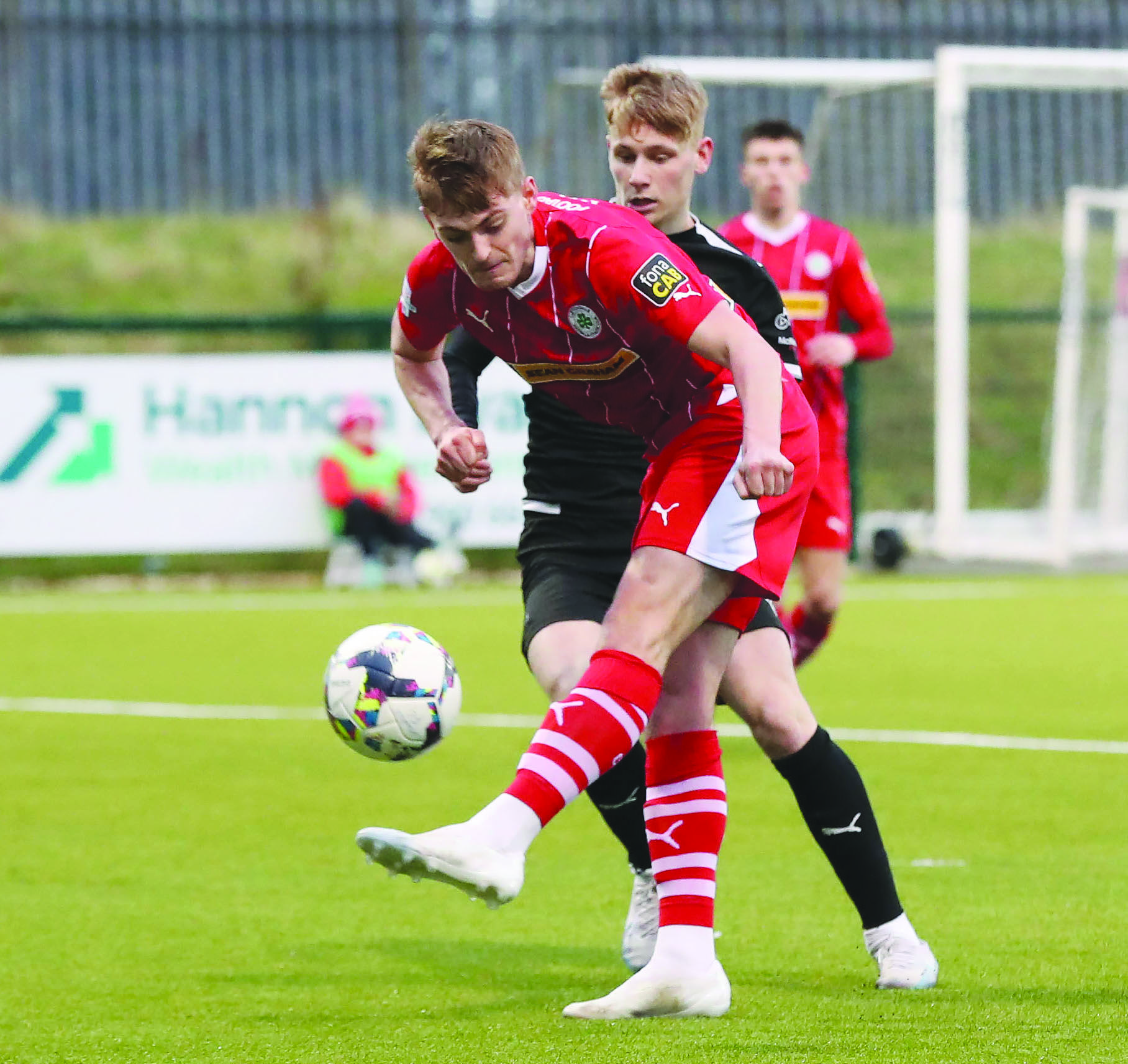 Jim Magilton was happy to see Ben Wylie made his first league start for Cliftonville last week