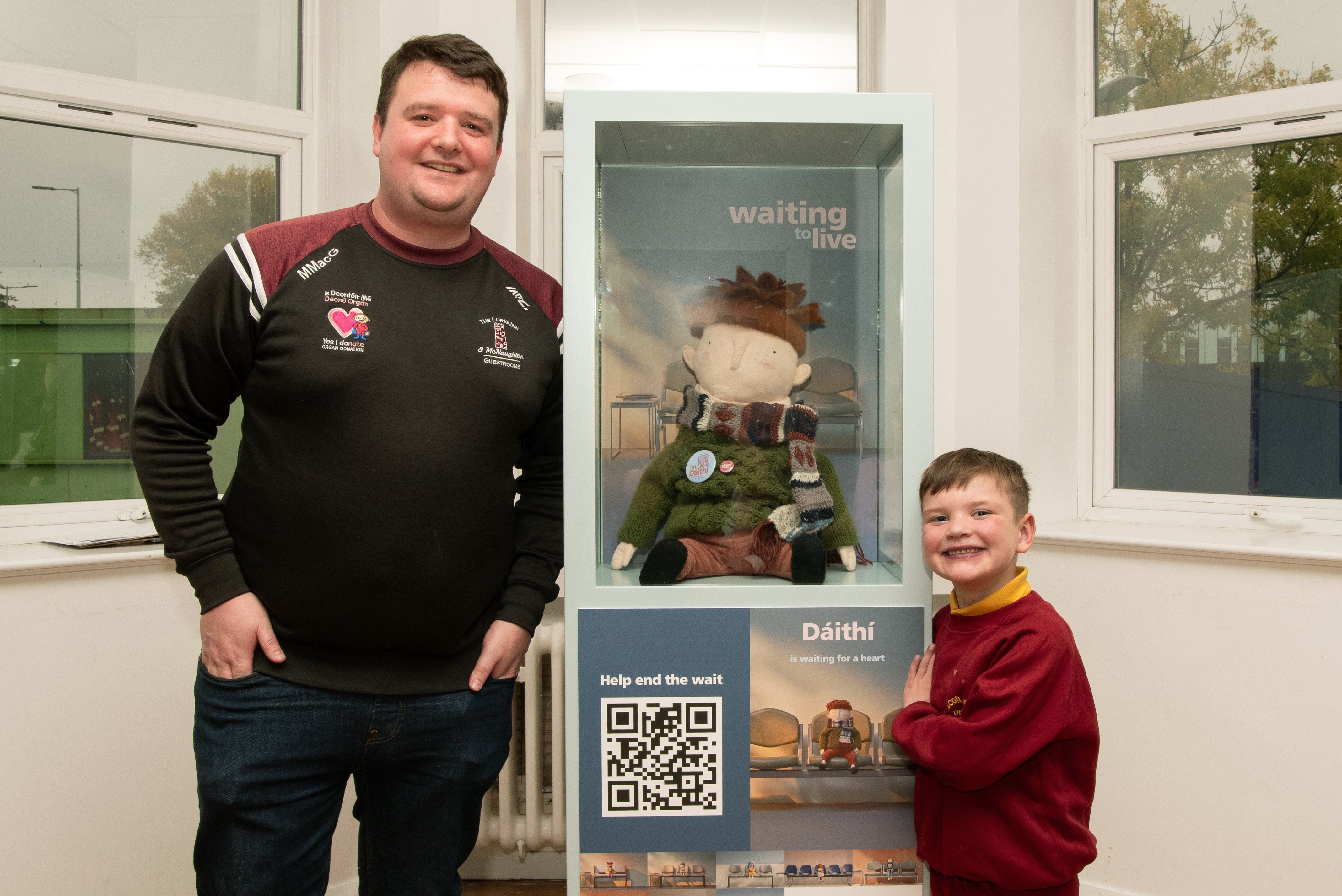 ORGAN DONATION CAMPAIGN: Dáithí with dad, Máirtín Mac Gabhann