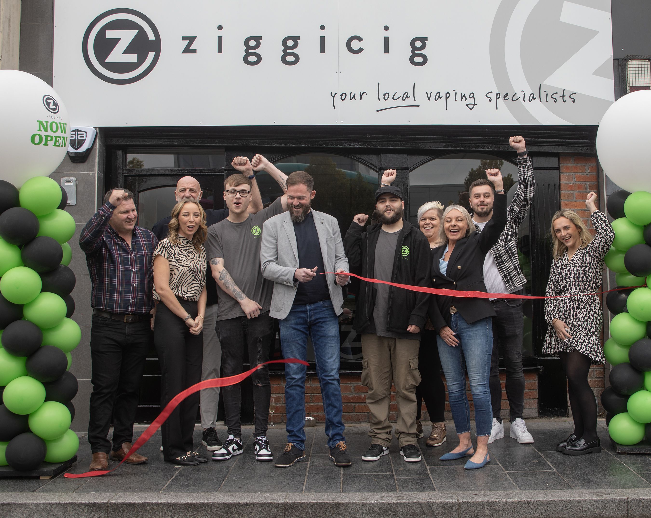 Launching Ziggicig in Andersonstown last week