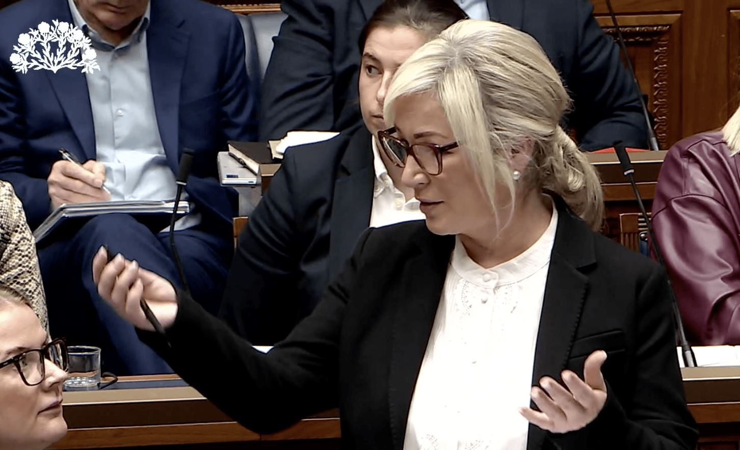 ANSWERS: First Minister Michelle O\'Neill addressed the Assembly about the Michael McMonagle affair on Monday afternoon