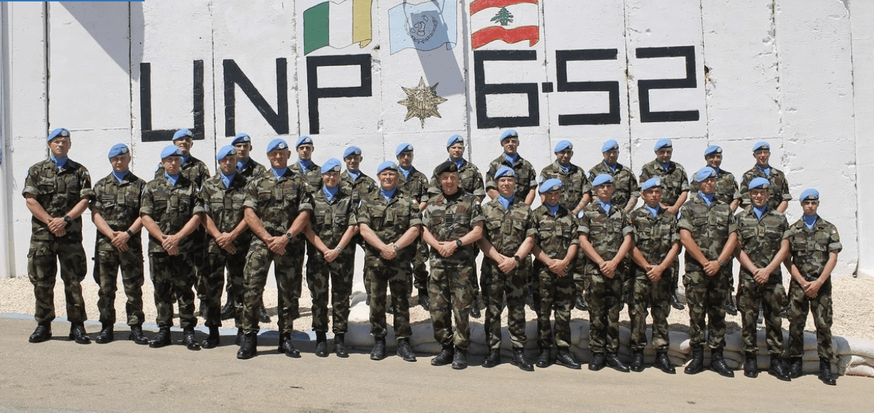 PROUD HISTORY: Irish soldiers have acquitted themselves honourably in Lebanon throughout the years Pic: UN, 2017