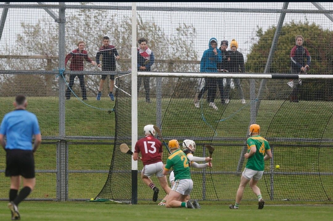 Ed McQuillan cracks home a vital goal for Cushendall on Sunday