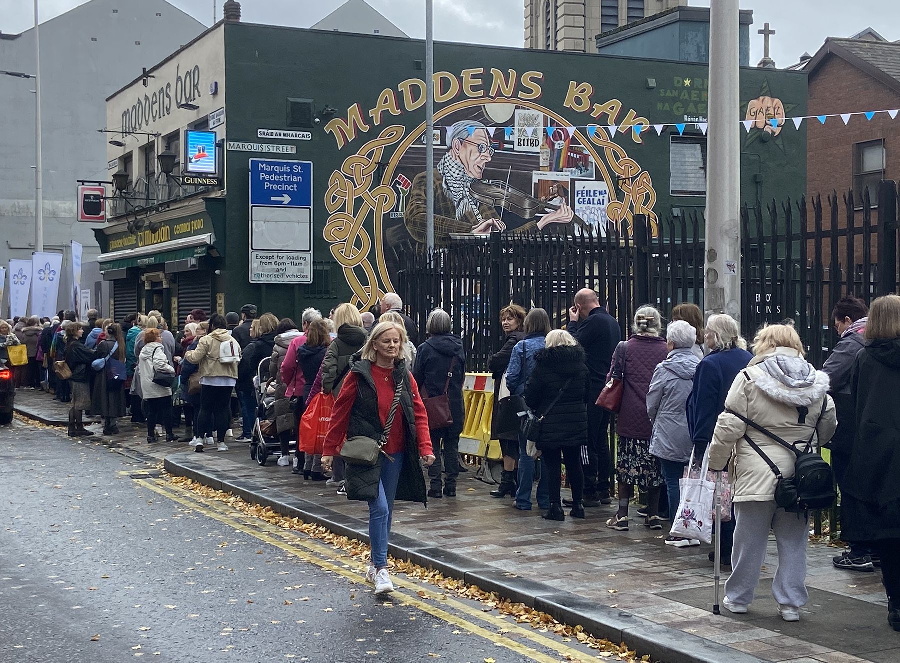 FAITH: Crowds flocked to St Mary\'s church last week to see the relics of St Bernadette