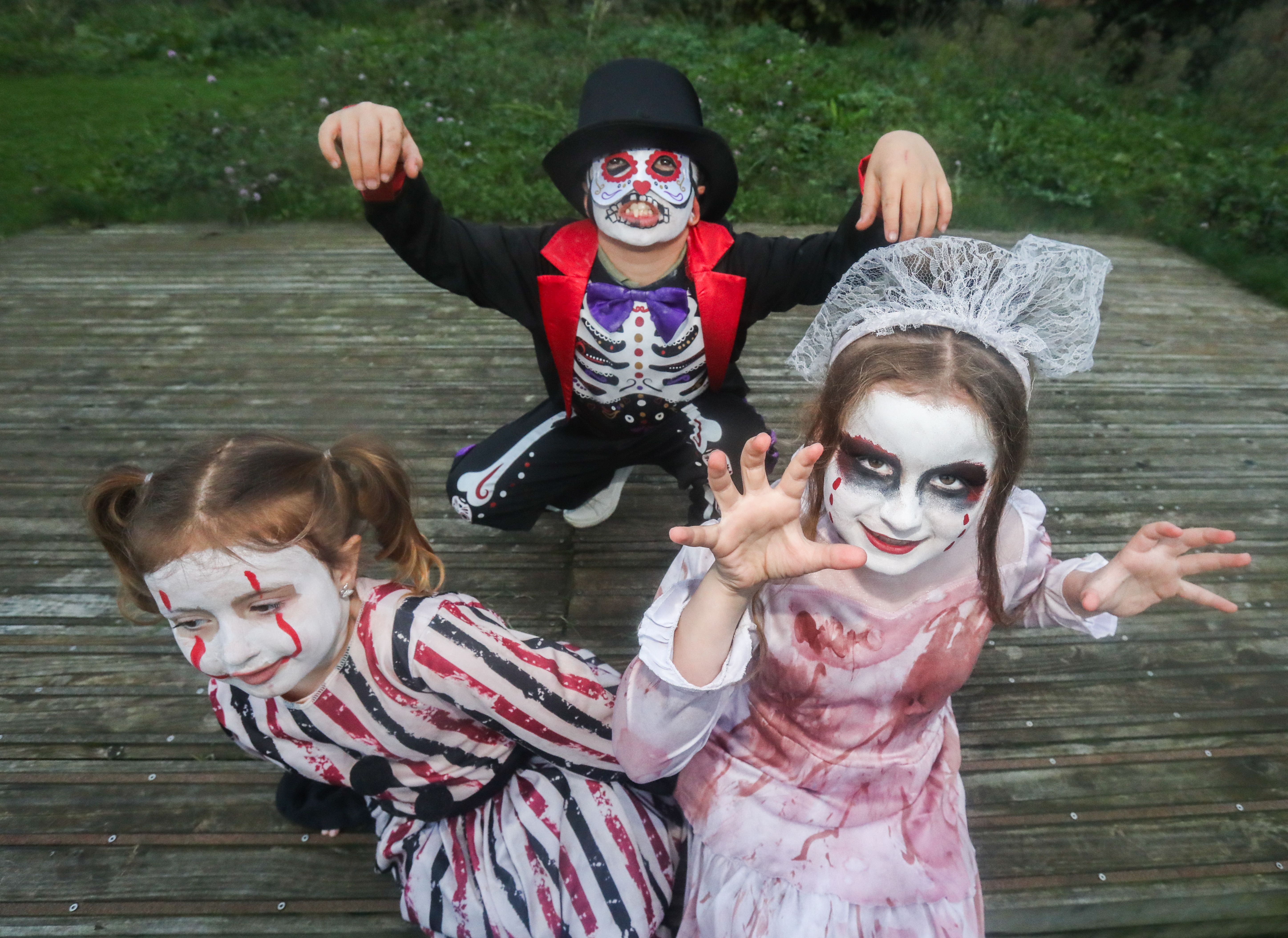 HALLOWEEN\'S COMING ON: Children still love dressing up for Halloween 