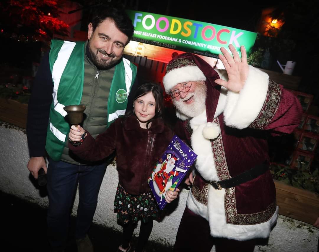 APPEAL: Paul Doherty, Holly Doherty and Santa (Buster from Ace Taxis) during last year\'s Christmas appeal