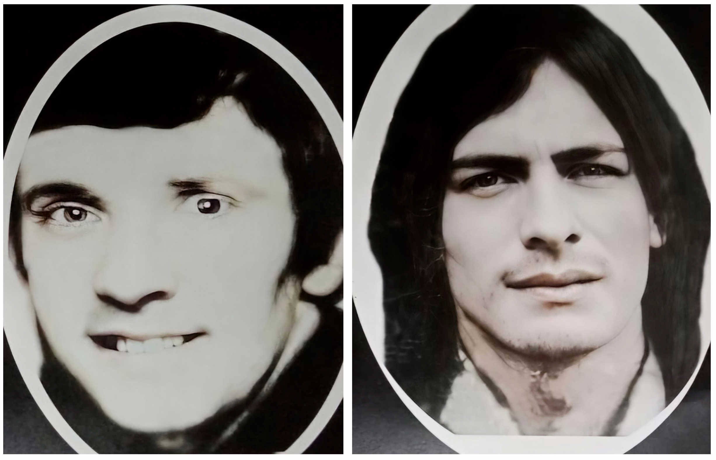 50TH ANNIVERSARY: Gerry Fennell and John Rooney, who died in November 1974