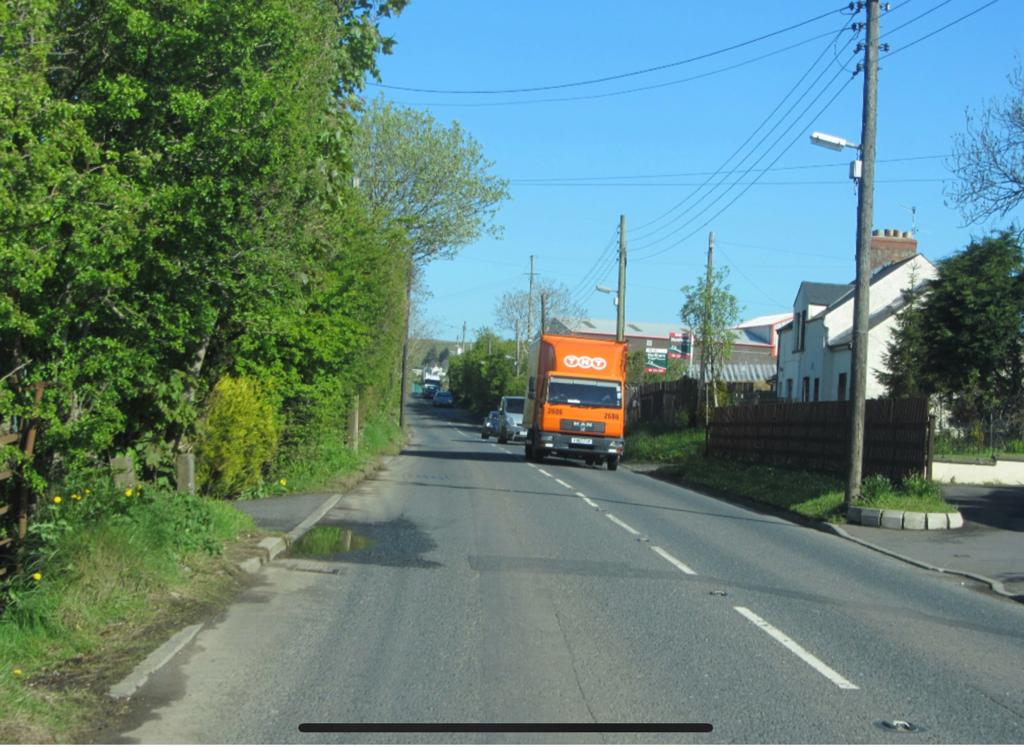 CONCERNS: The busy Upper Springfield Road at Hannahstown 