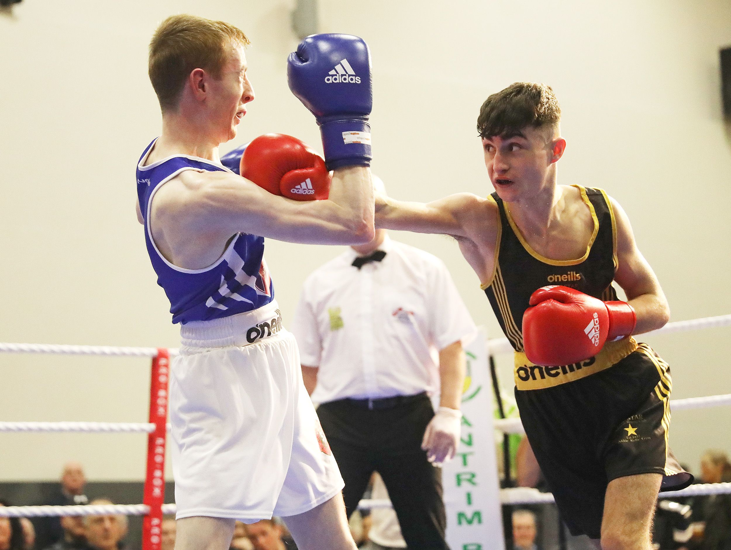 Star ABC\'s Louis Rooney got the better of St John Bosco\'s Paudraig Downey in the Ulster Elite final at the start of the year and they rematch for the national title on Friday 