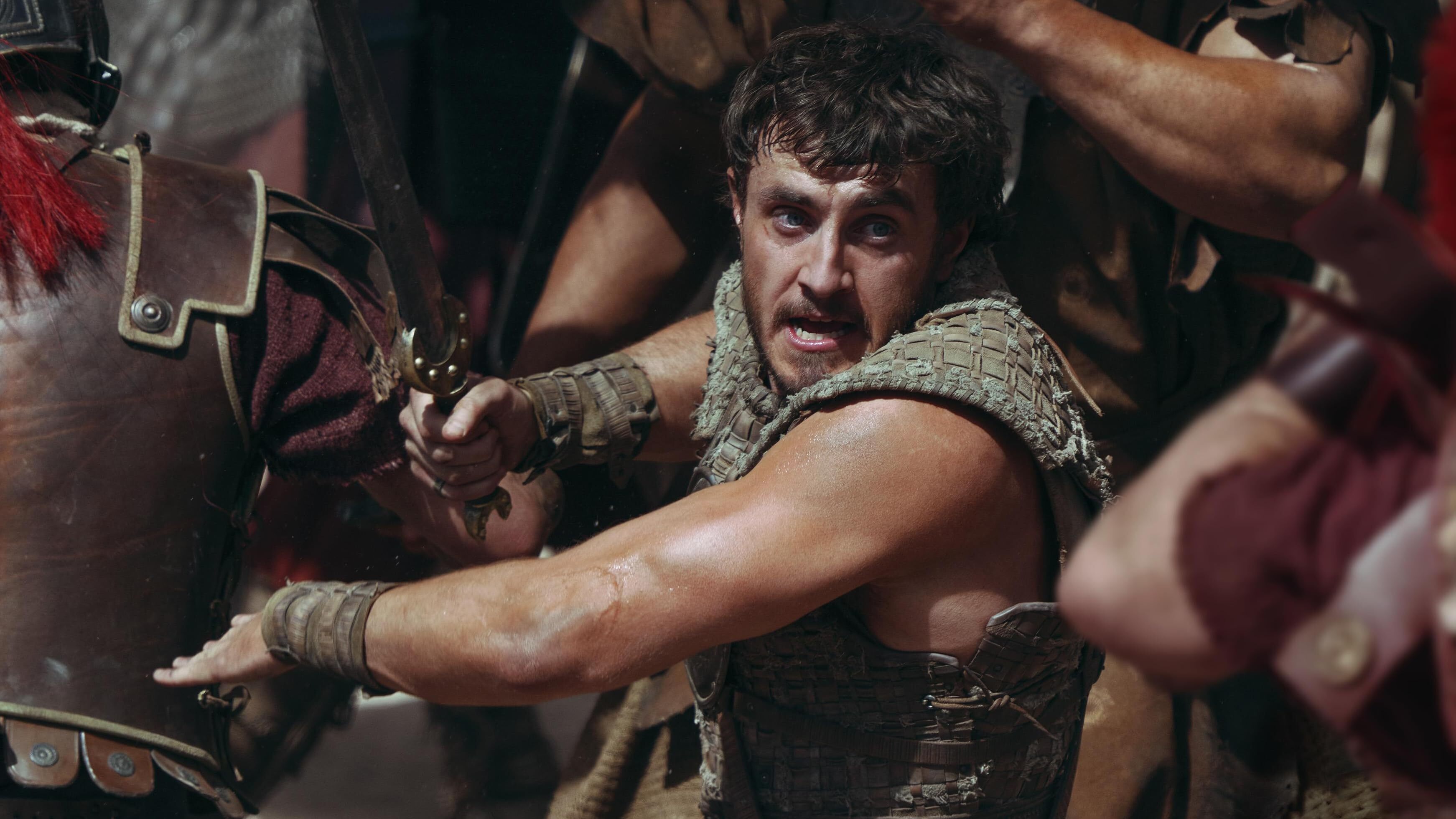 SEQUEL: Paul Mescal plays Lucius, son of Maximus, who vows revenge on those responsible for the death of his father