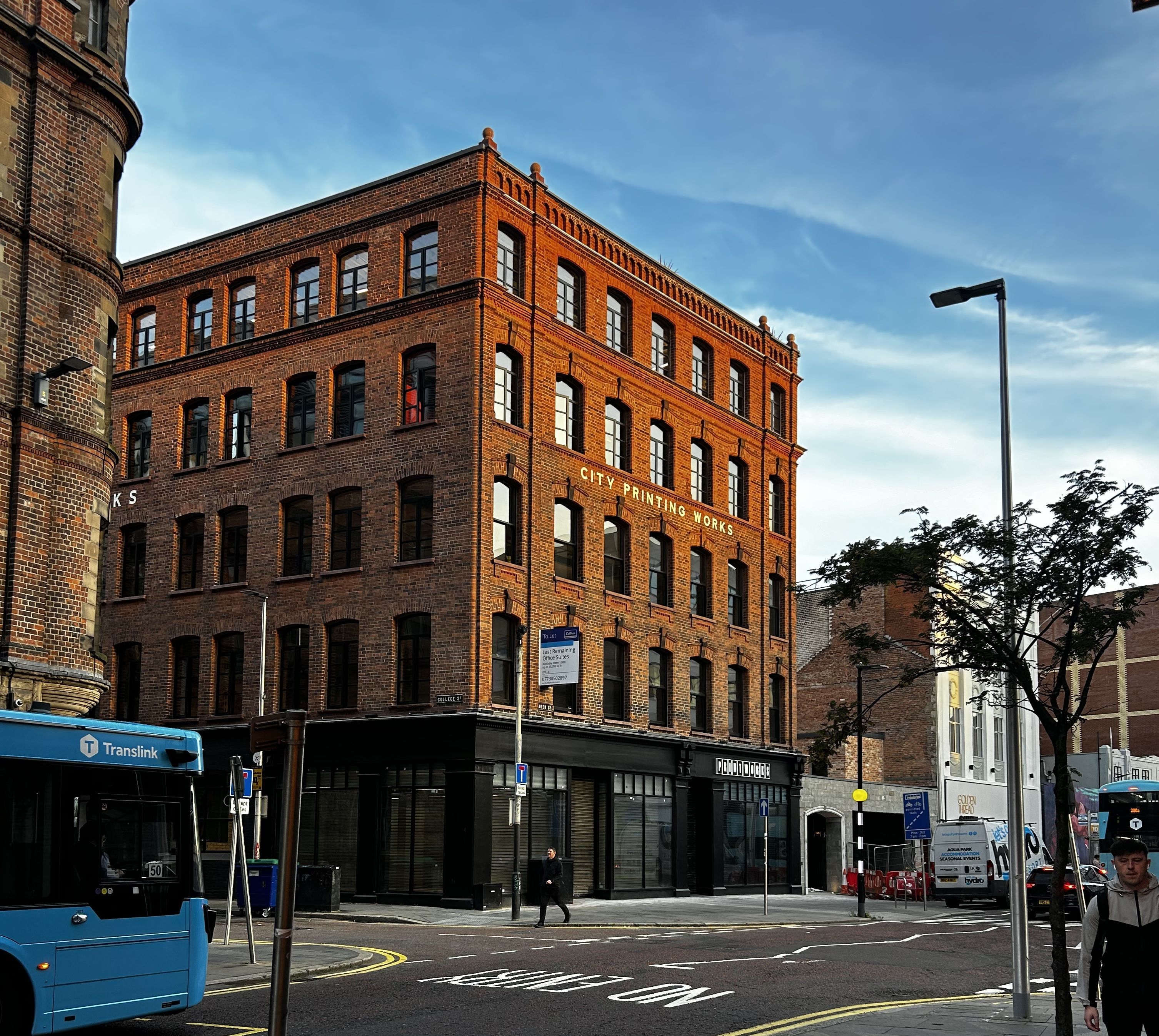 REACHING BACK TO MOVE FORWARD: The refurbished City Printing Works in Queen Street