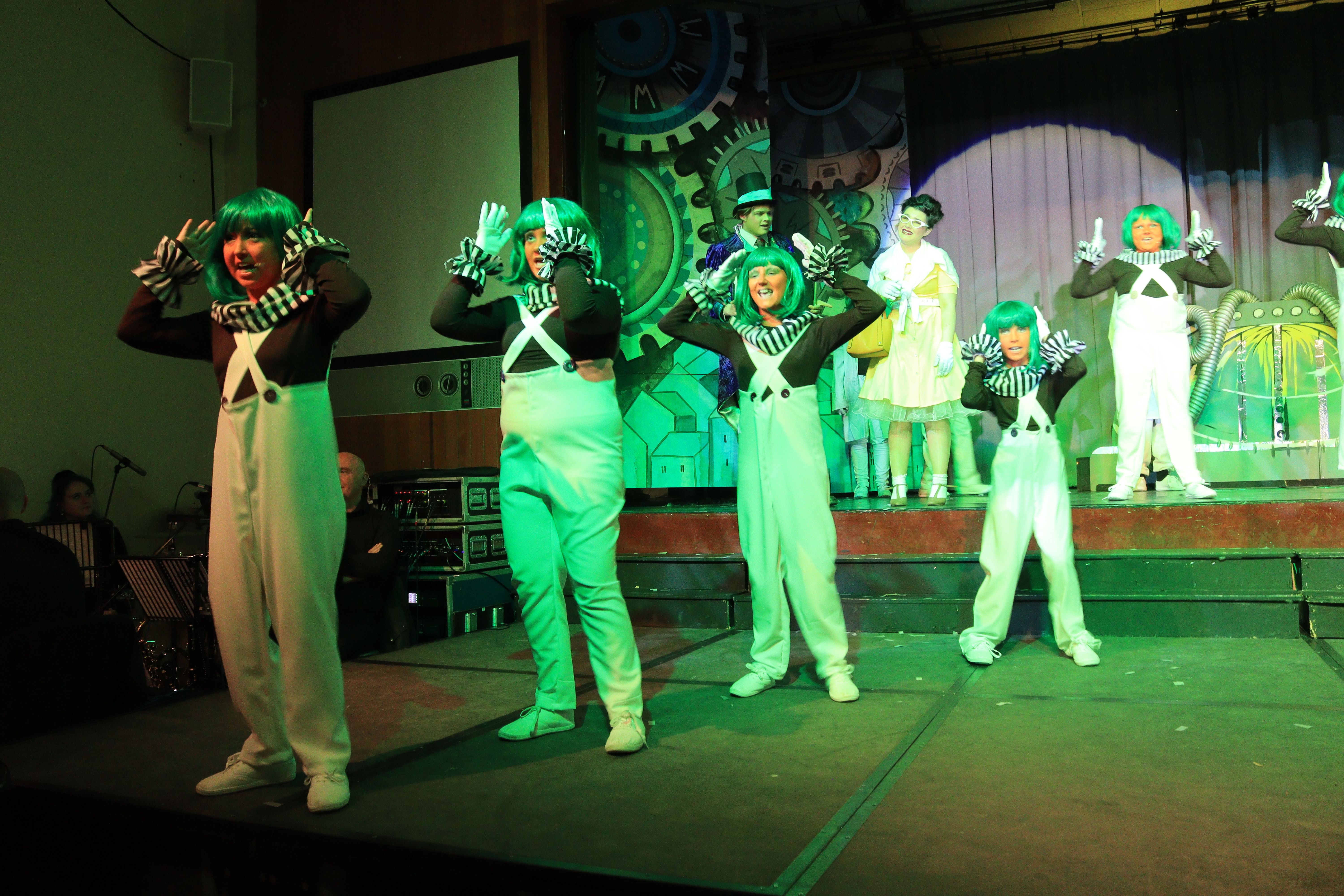 The mischievious and hilarious Oompa-Loompas captivated the audience