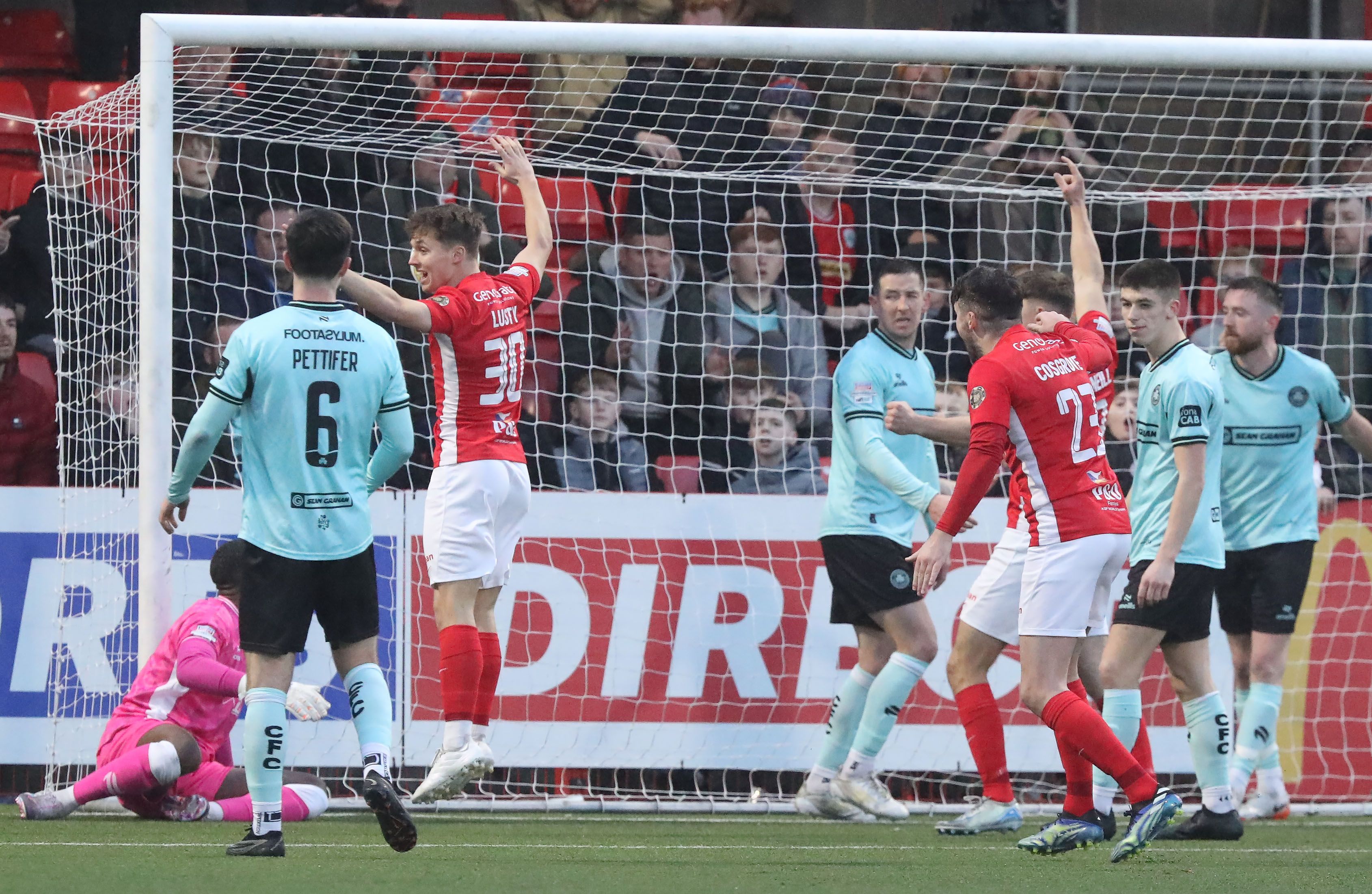  Ryan Nolan nets the late equaliser on Sunday 