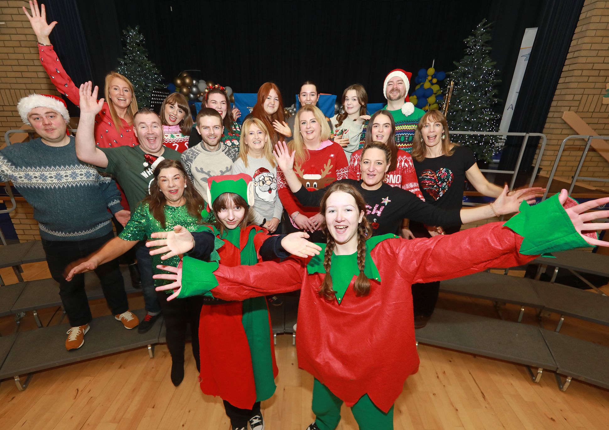 St Genevieve’s staff and volunteers who put in the hard work during the Christmas Fair