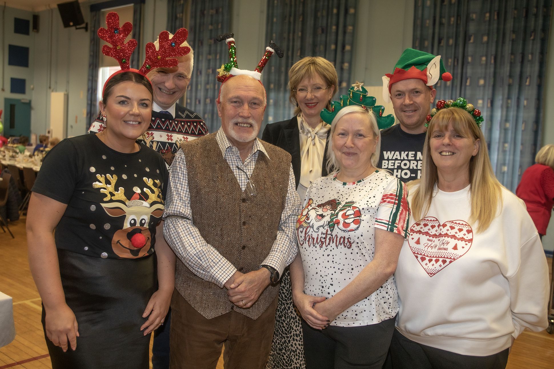 Deirdre Vallely, Gerry McClory, Annmarie Rooney, Lorraine Walker, Martin McCaughan, Grace McCallion and Michael Vallely 