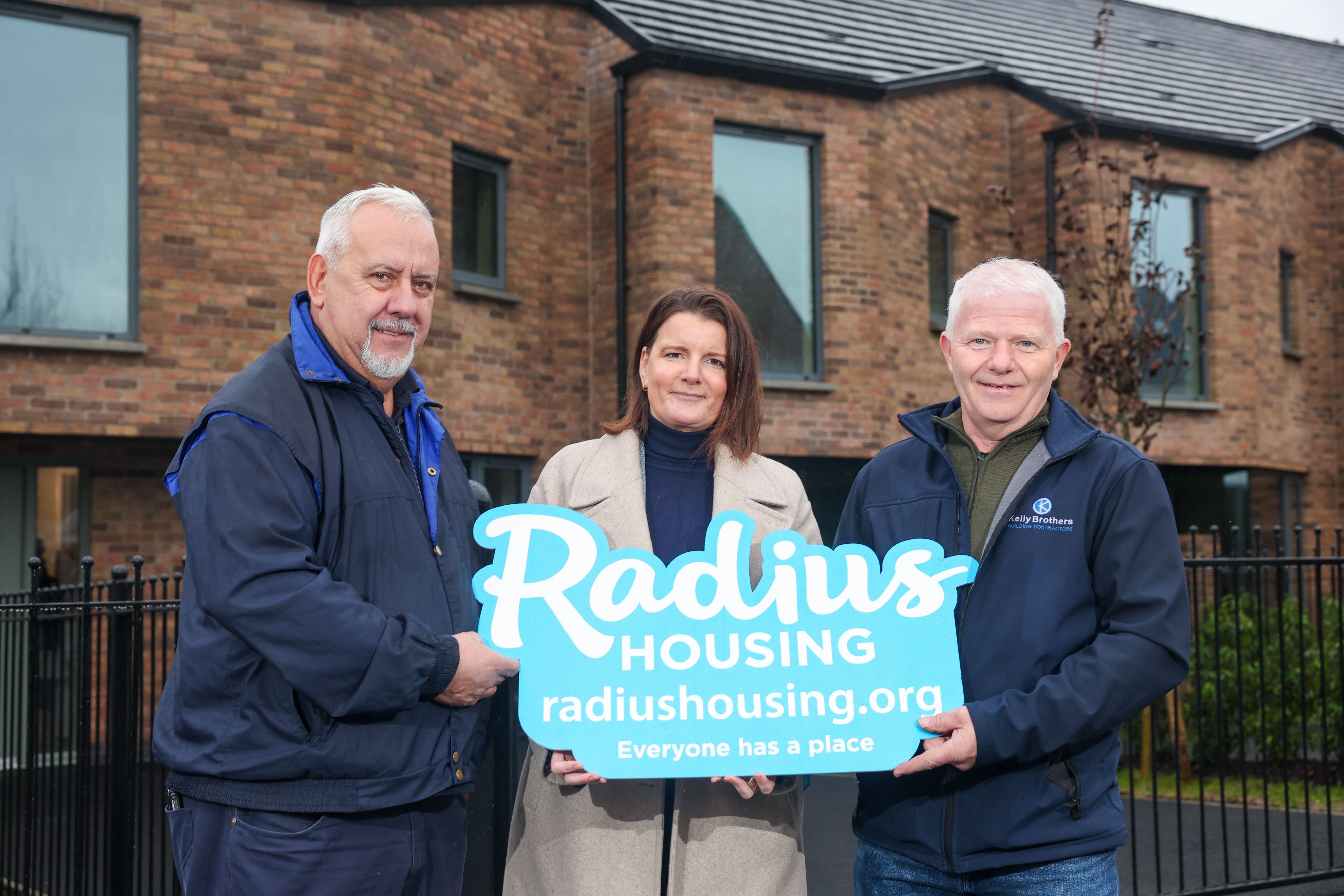 HOME FROM HOME: Dessie Gray, Radius Housing, Loma Wilson, Radius Housing, and Aidan McArdle, Kelly Brother