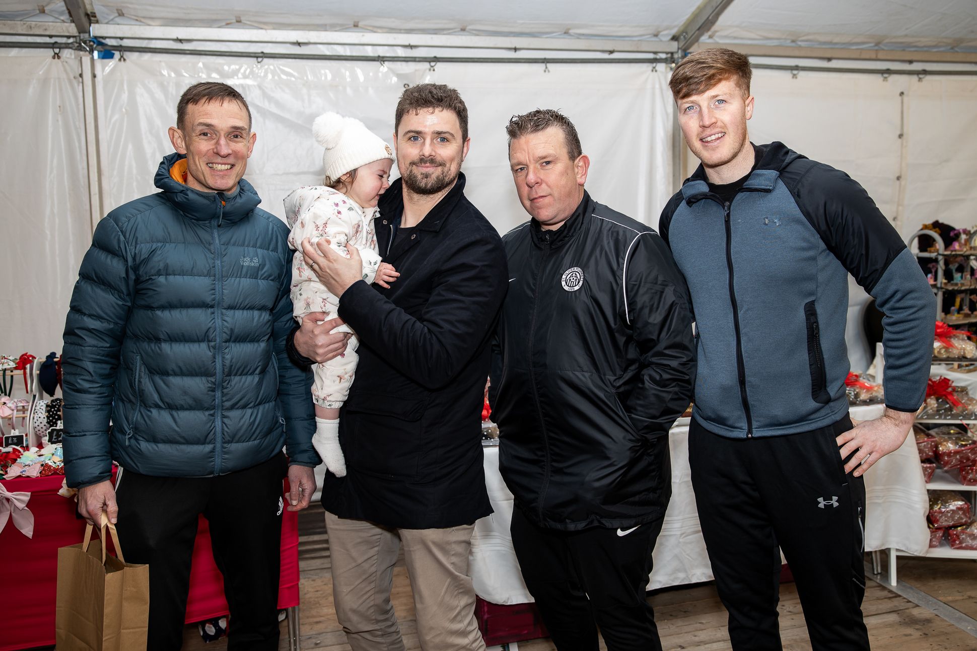Tony Stanley, Deaglan Bunting, Peter McGuigan and Aaron McAufield