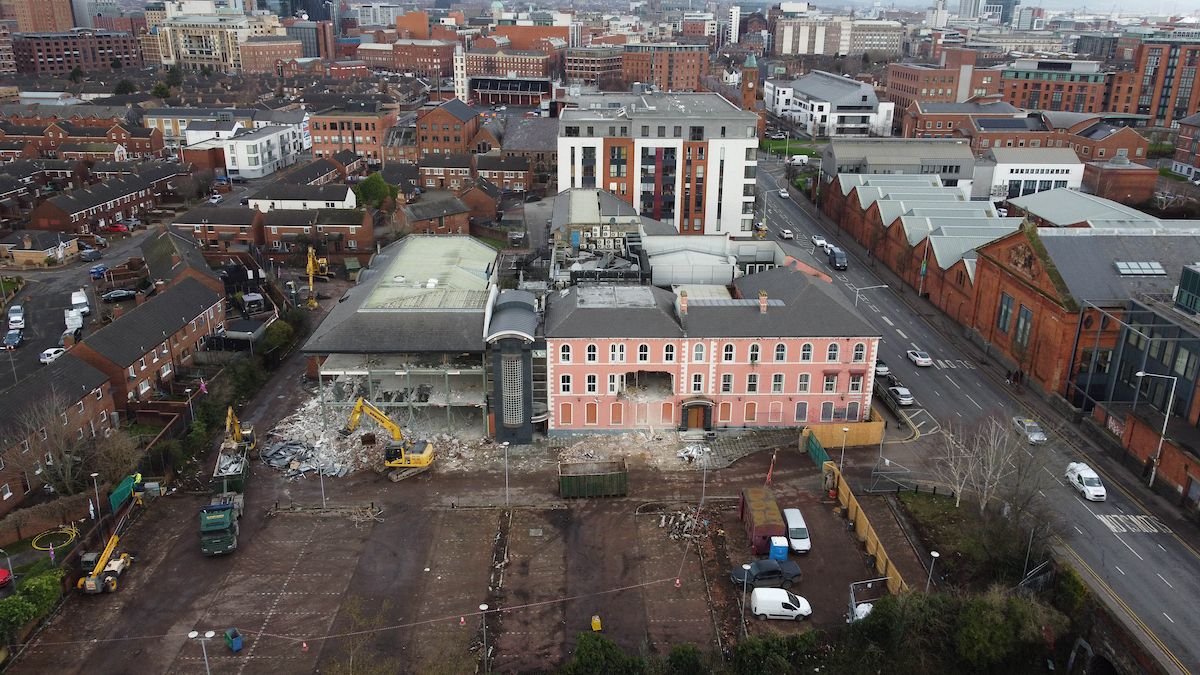 MAKING WAY FOR HOMES: Demolition of Havelock House on the Ormeau Road