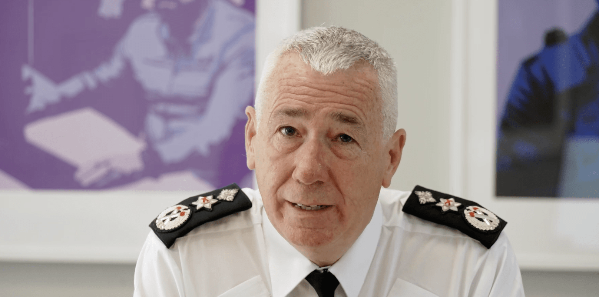 AT A CROSSROADS: Chief Constable Jon Boutcher