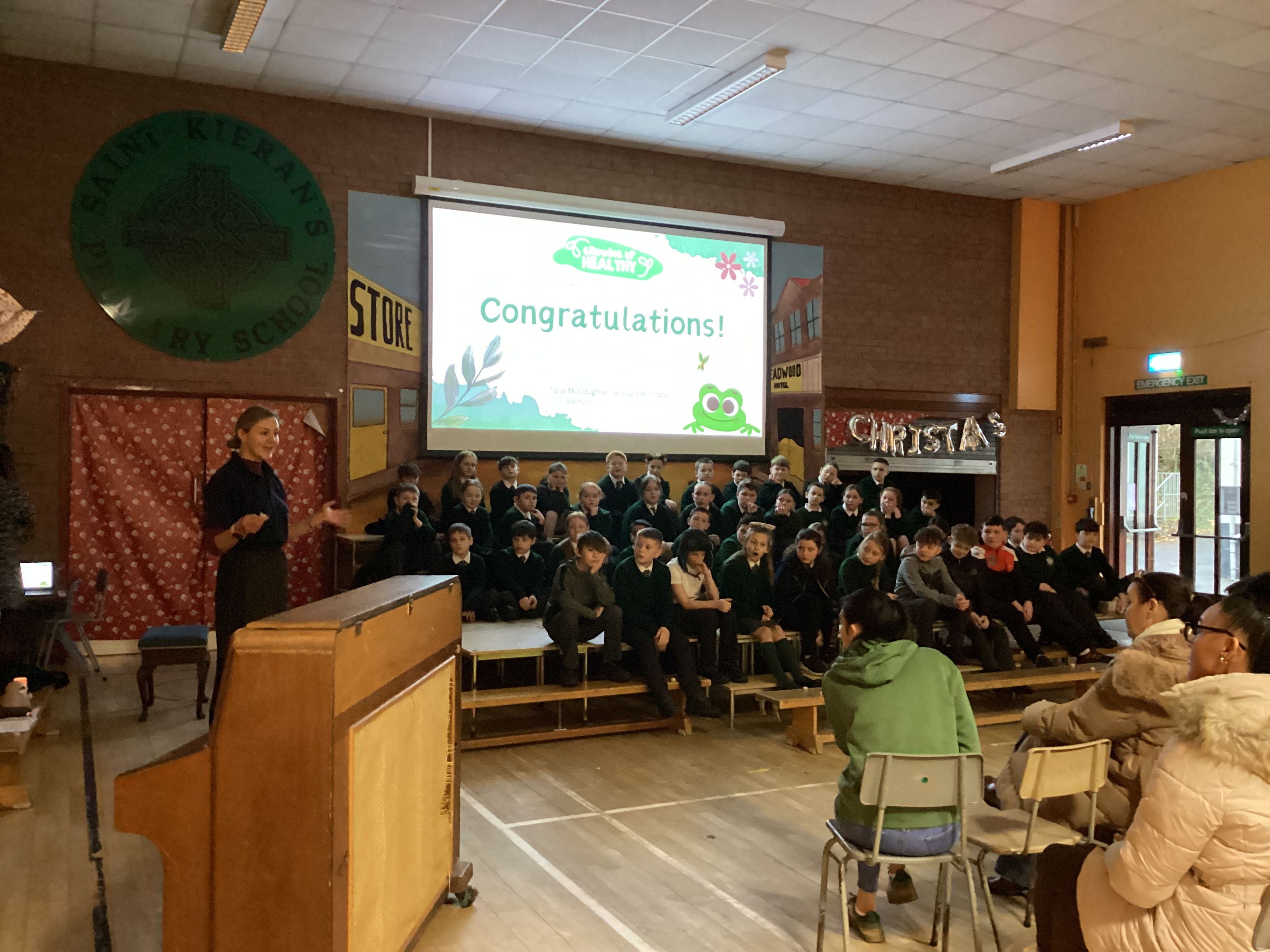 CELEBRATION: A certificate ceremony was held at St Kieran\'s PS to mark the end of the successful programme