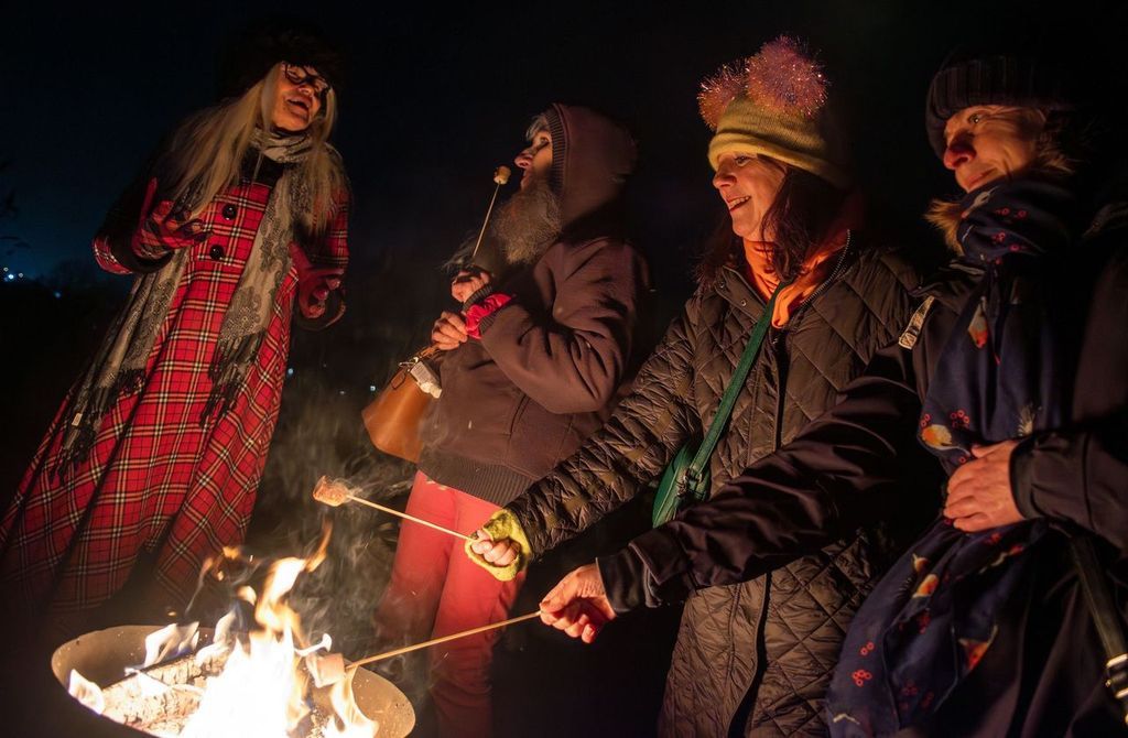 INSPIRING: The annual Solstice Lantern Walk at Bog Meadows and St James Community Farm