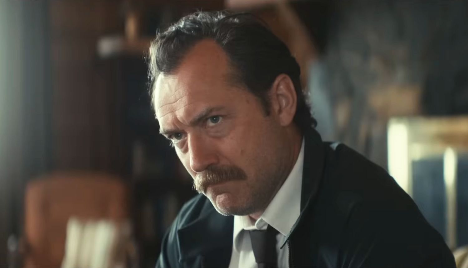 GRIZZLED: Jude Law plays experienced detective Terry Husk in The Order