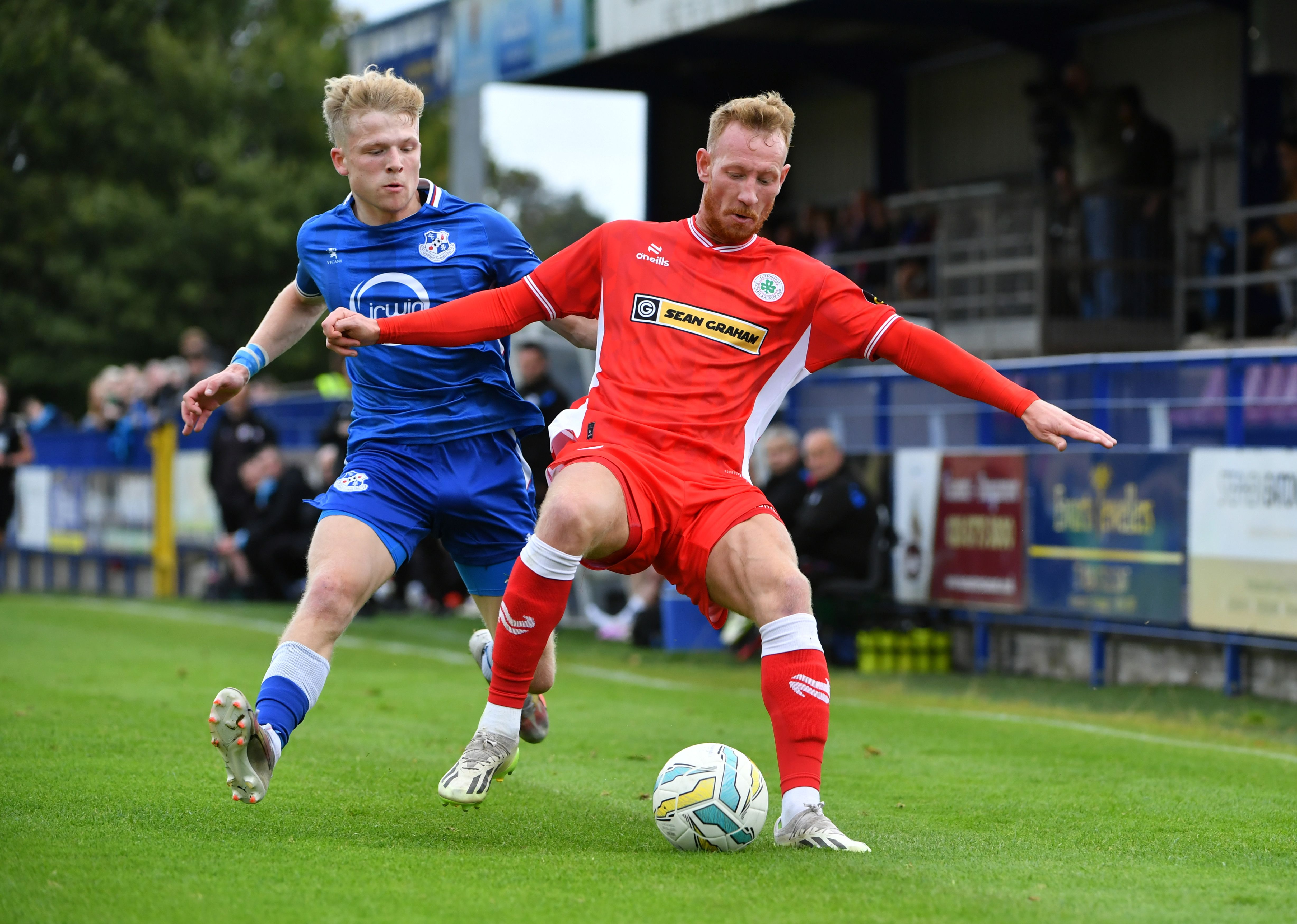 SUDDEN DEATH: Michael Newberry signed for Cliftonville in the summer