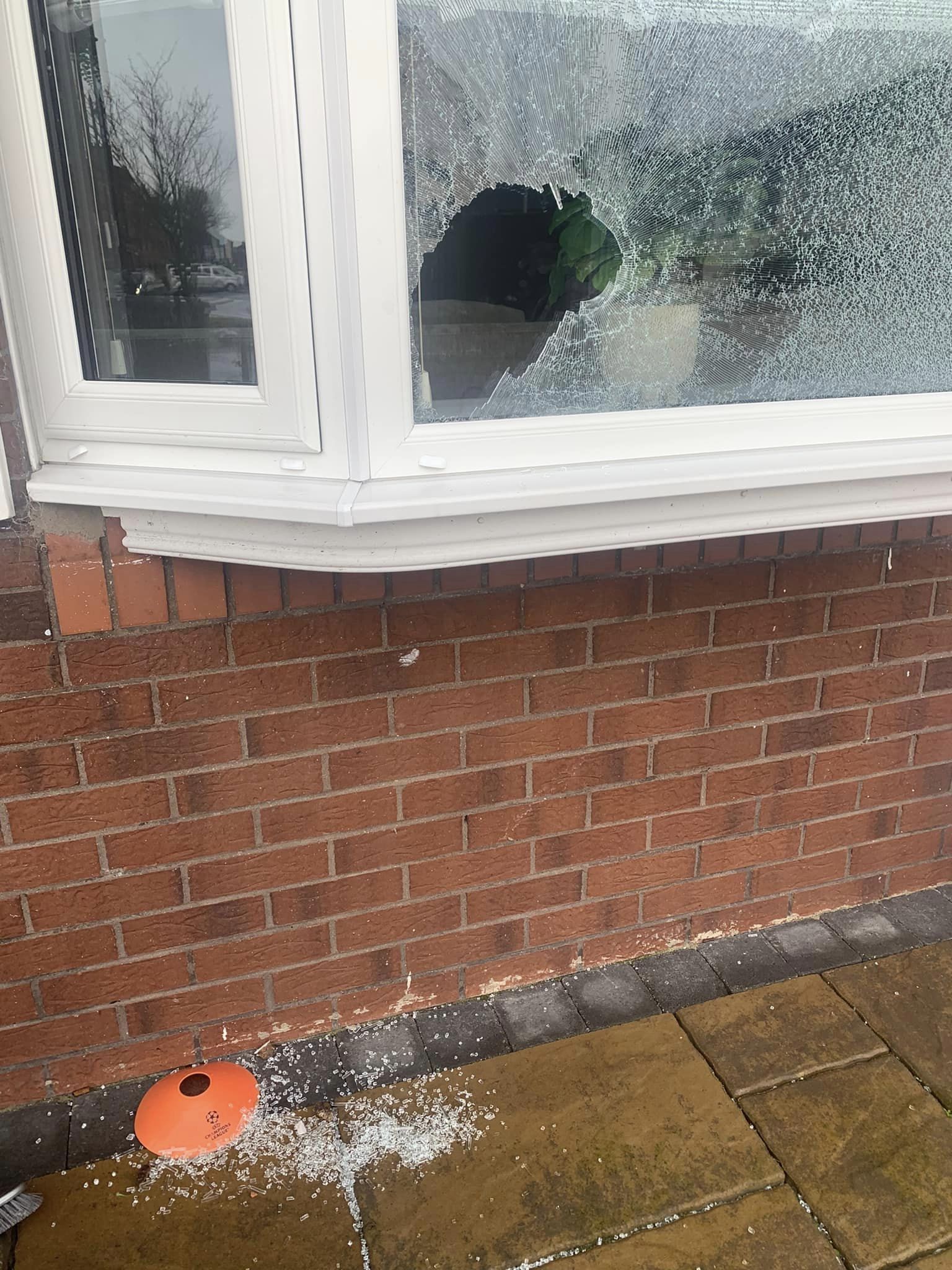 CONDEMNATION: The house in Sherbrook Terrace that was attacked