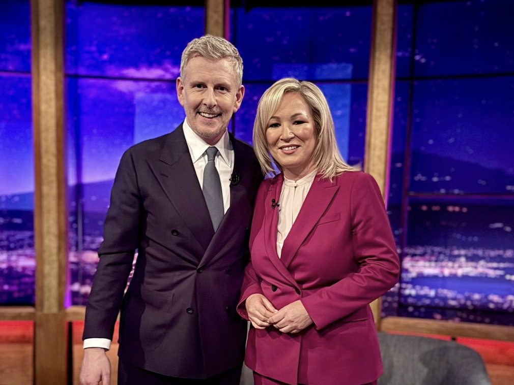 LATE LATE: The rules of the game had changed when Paddy Kielty interviewed Michelle O\'Neill