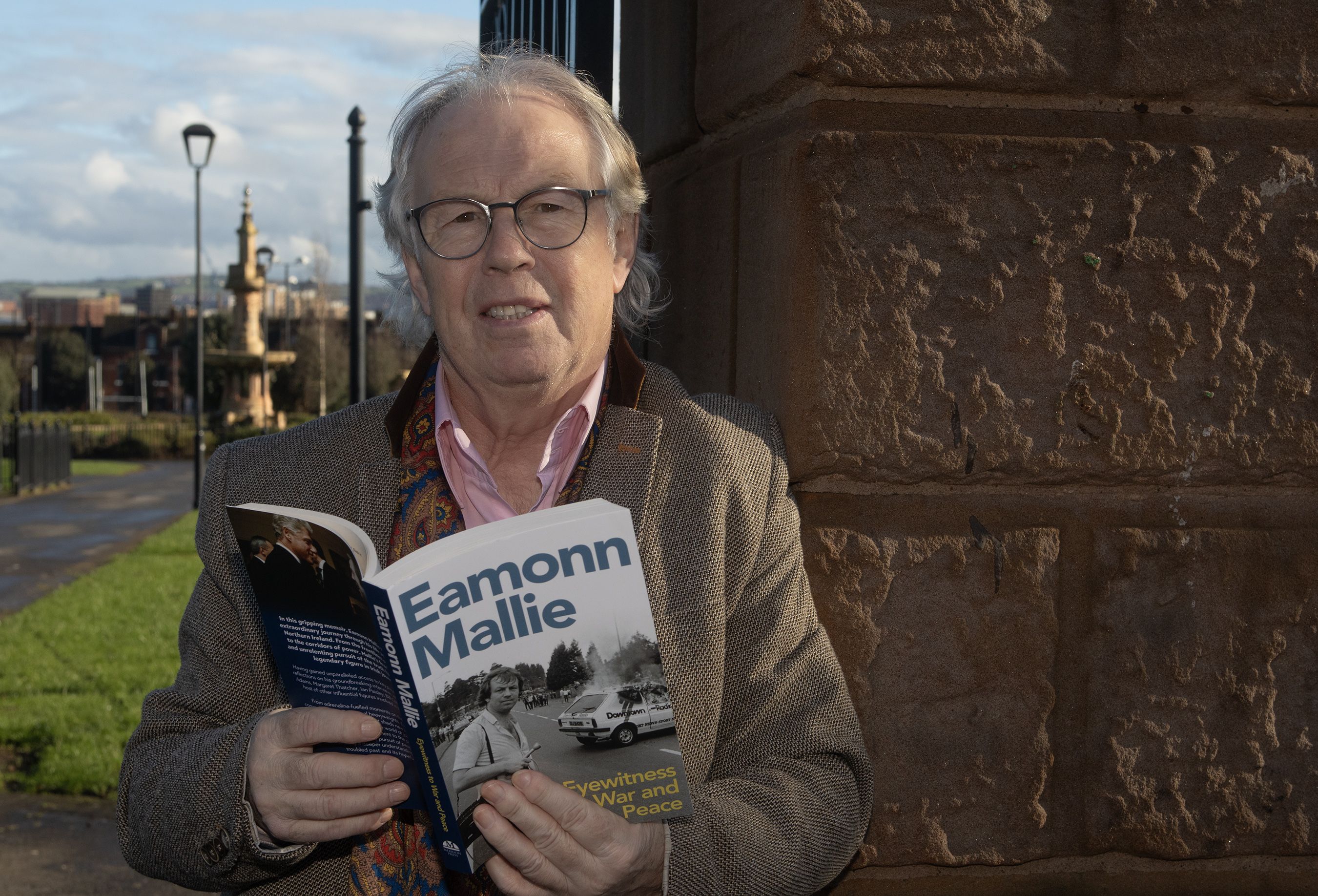 SHARING HIS STORY: Eamonn Mallie on the Falls Road – his memoir tells the rich and dramatic tale of 50 years covering conflict and peace