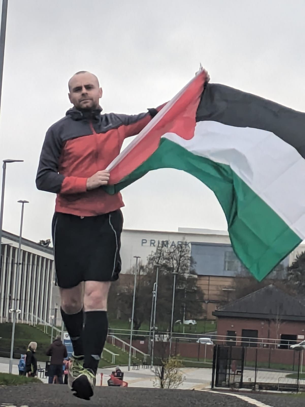 SUPPORT: Colum Delaney now has under 700 miles to go in his Ireland to Gaza running challenge to raise money for Medical Aid for Palestinians