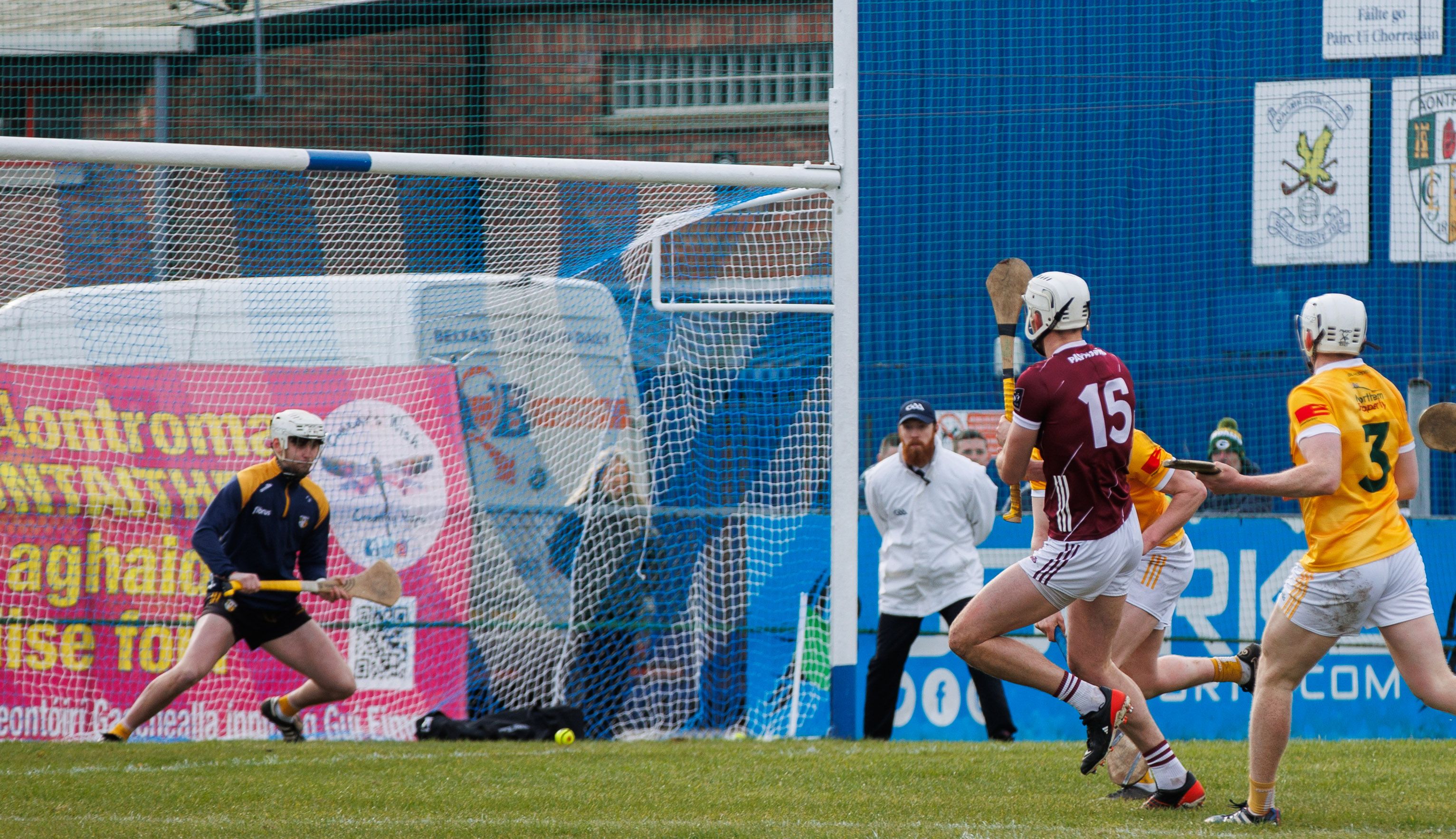 Jason Flynn cracks home Galway\'s second goal