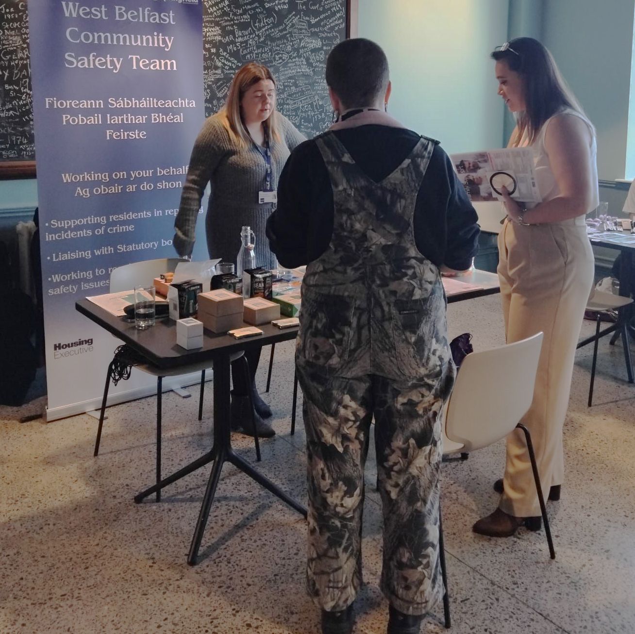 RAISING AWARENESS: The event took place at St Comgalls on Divis Street