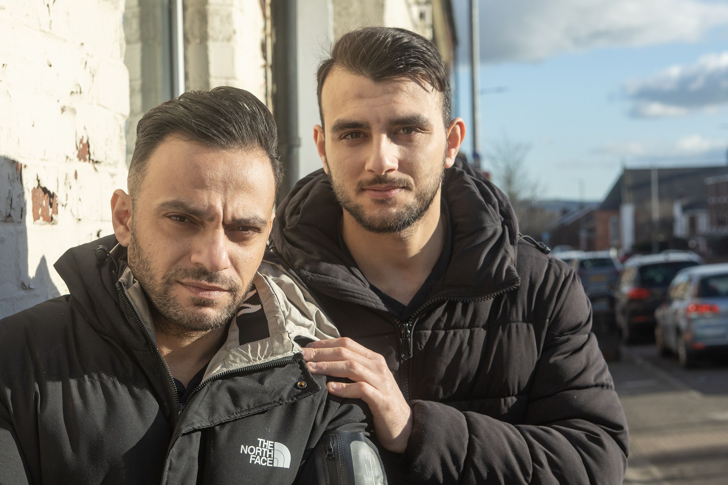 CAMPAIGN: Brothers Hashem Jouda and Alaa Alraee are trying to help their family back in Gaza