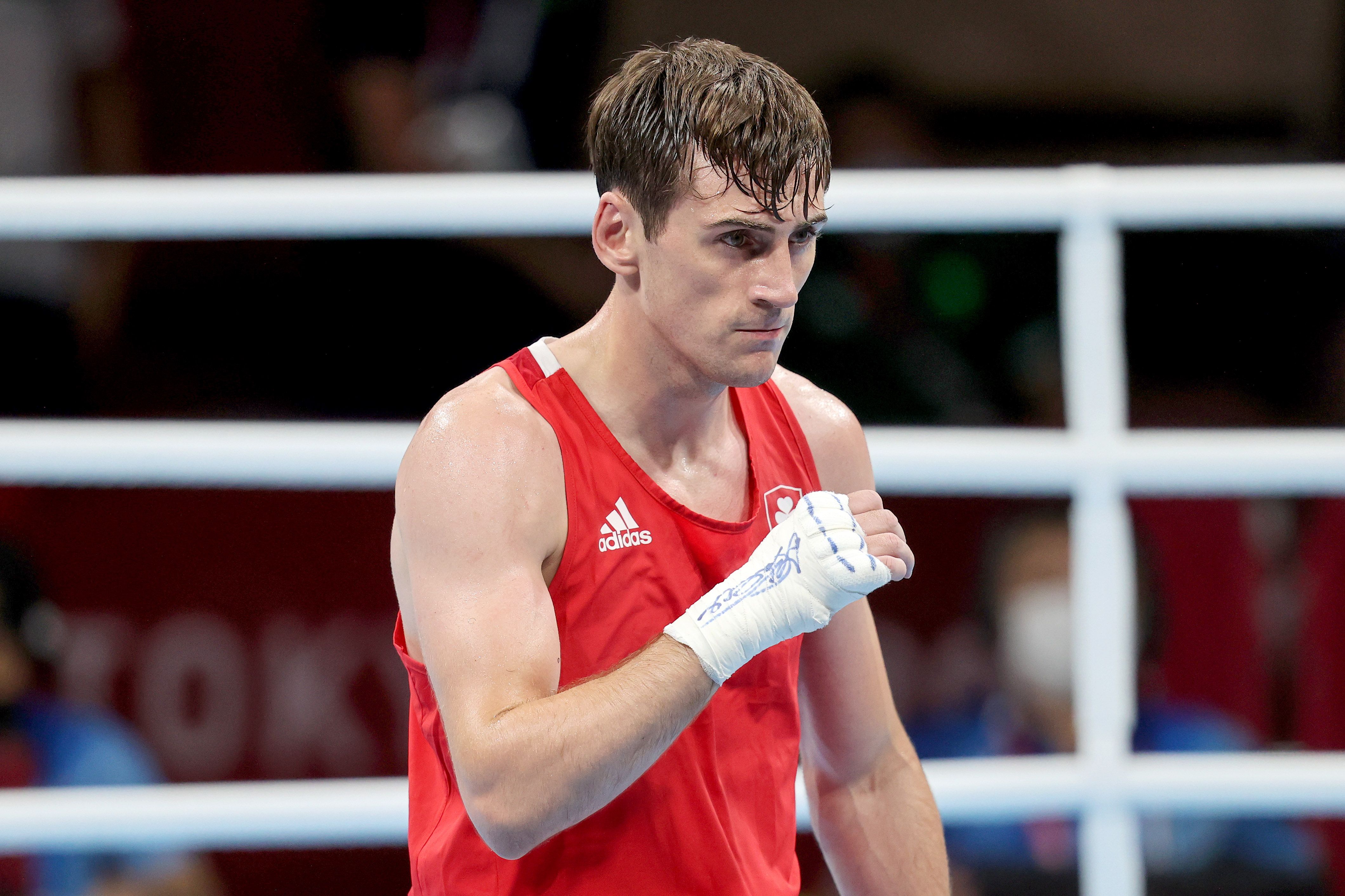 Aidan Walsh is back in action on Thursday against Brazil\'s Wanderson De Oliveira
